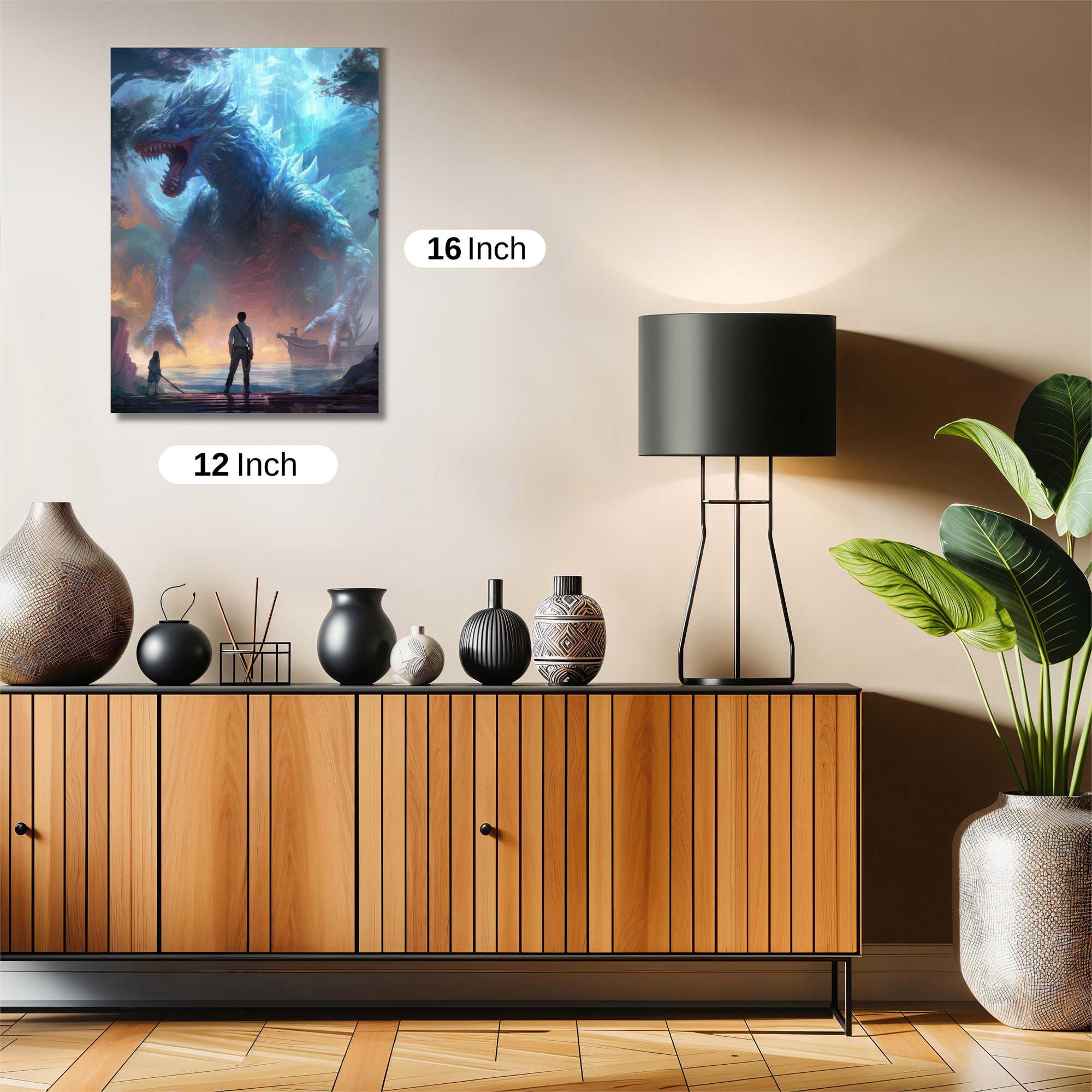 Godzilla Majestic Safe Wall Magnetic / M