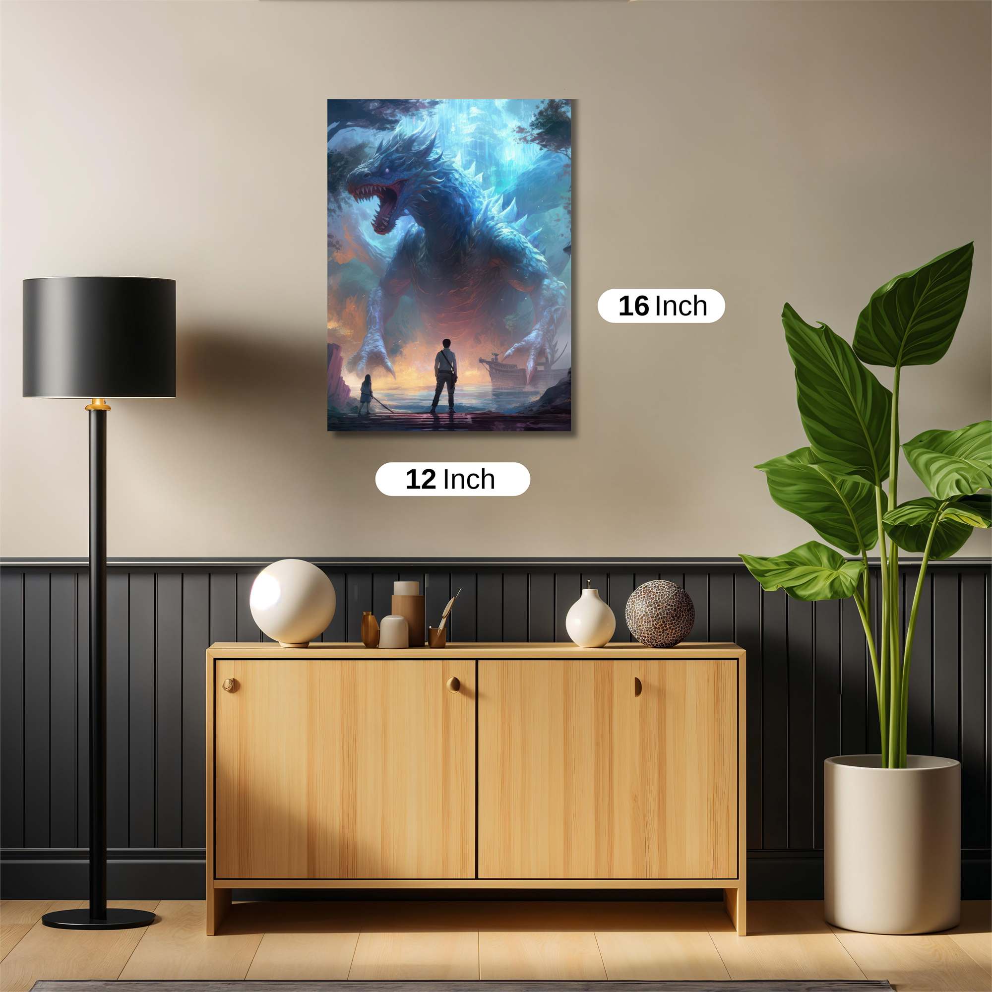 Godzilla Majestic Safe Wall Magnetic / M