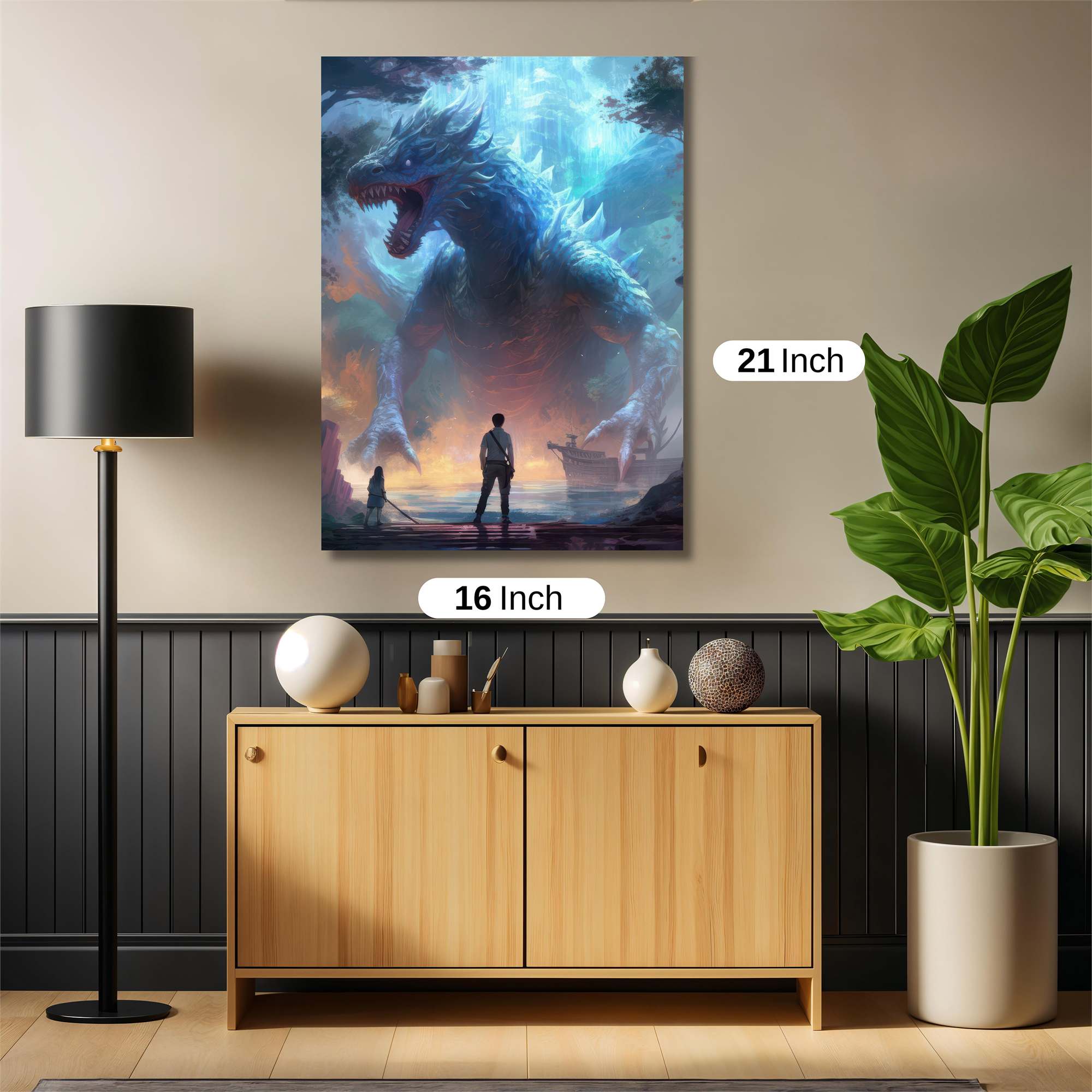 Godzilla Majestic Safe Wall Magnetic / M