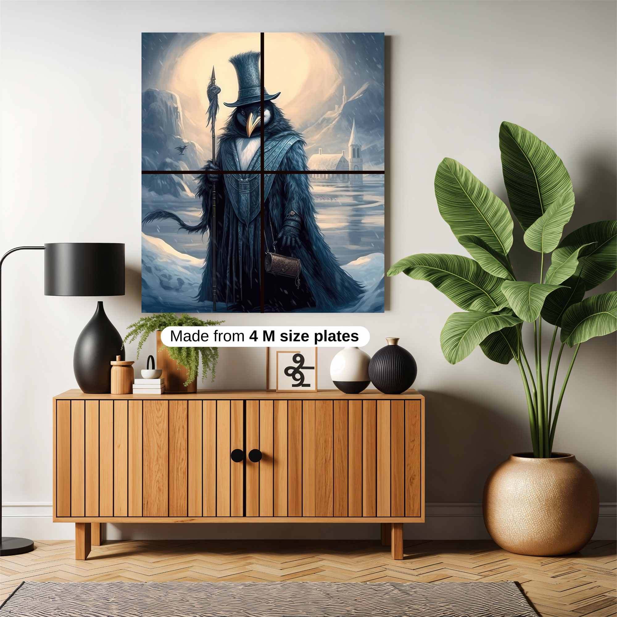 Penguin Sorcerer Safe Wall Magnetic / M