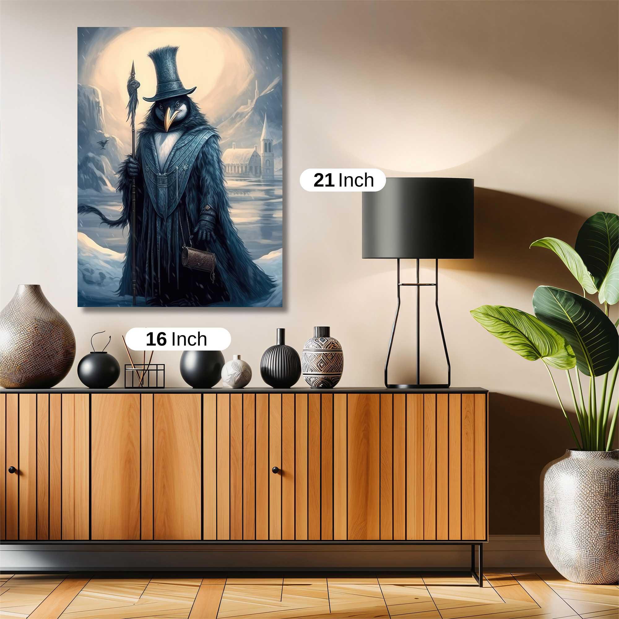 Penguin Sorcerer Safe Wall Magnetic / M