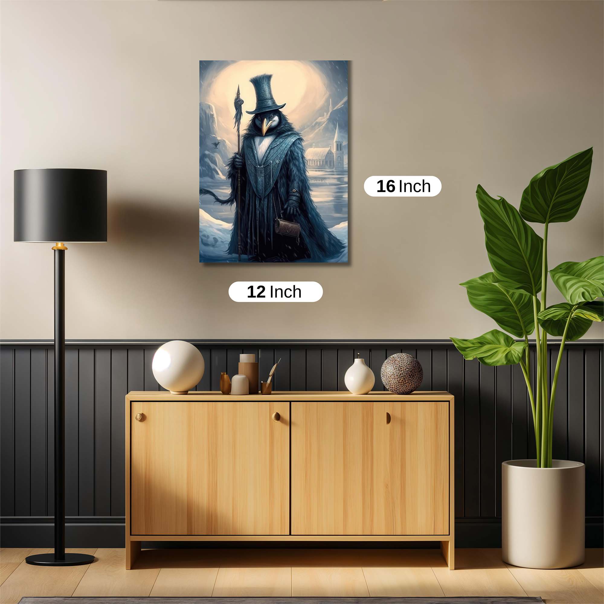 Penguin Sorcerer Safe Wall Magnetic / M