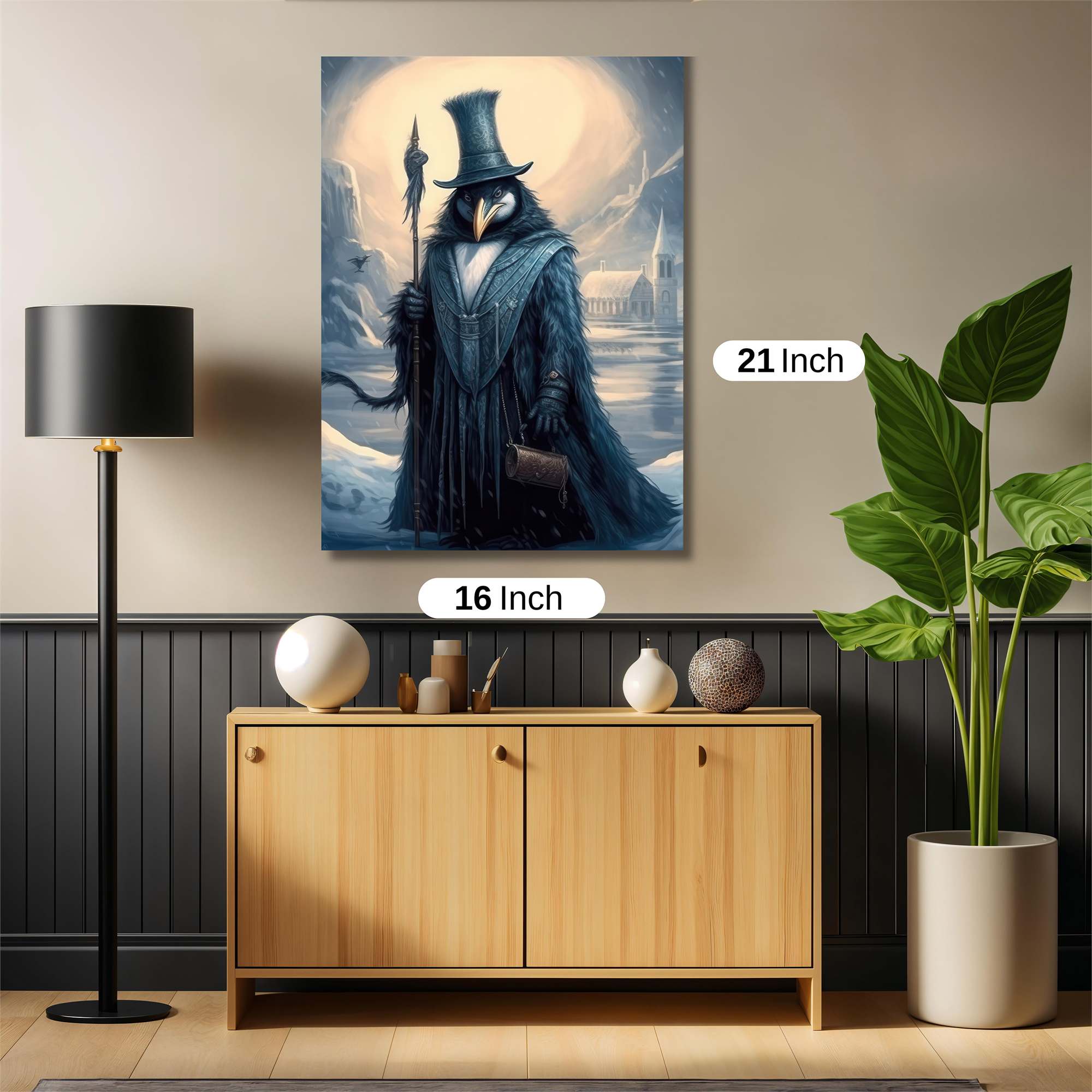Penguin Sorcerer Safe Wall Magnetic / M