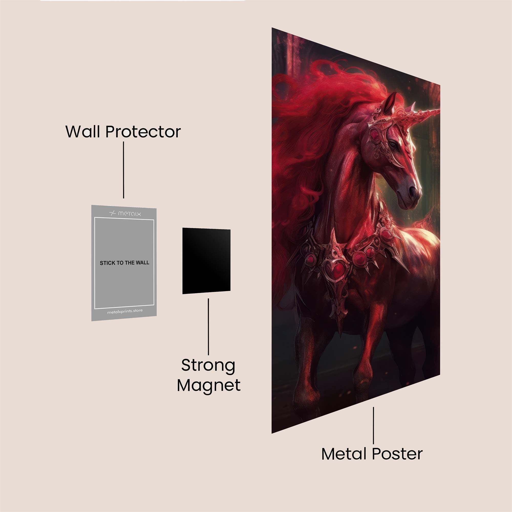 Majestic Fury Safe Wall Magnetic / M