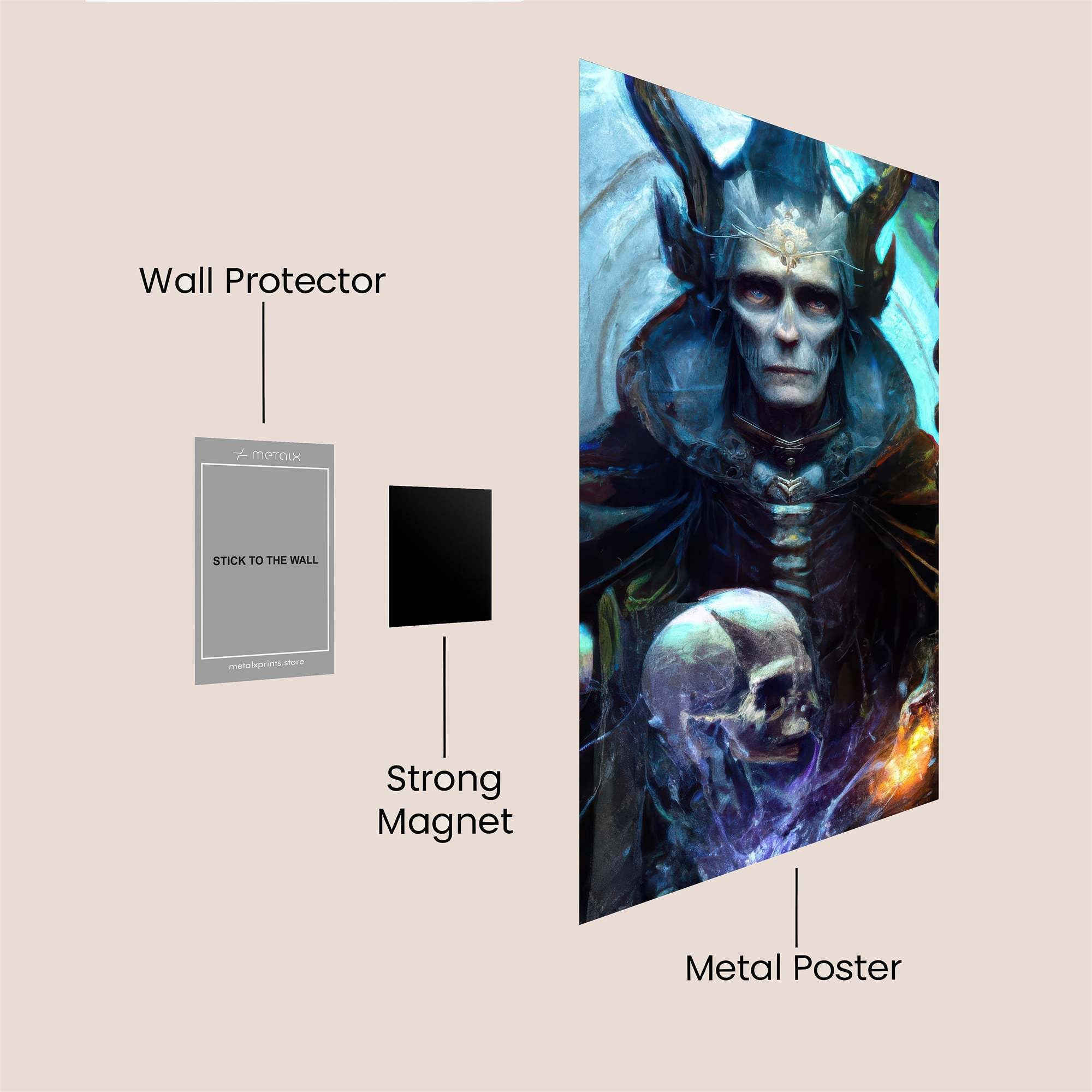 Necromancer Enigma Safe Wall Magnetic / M