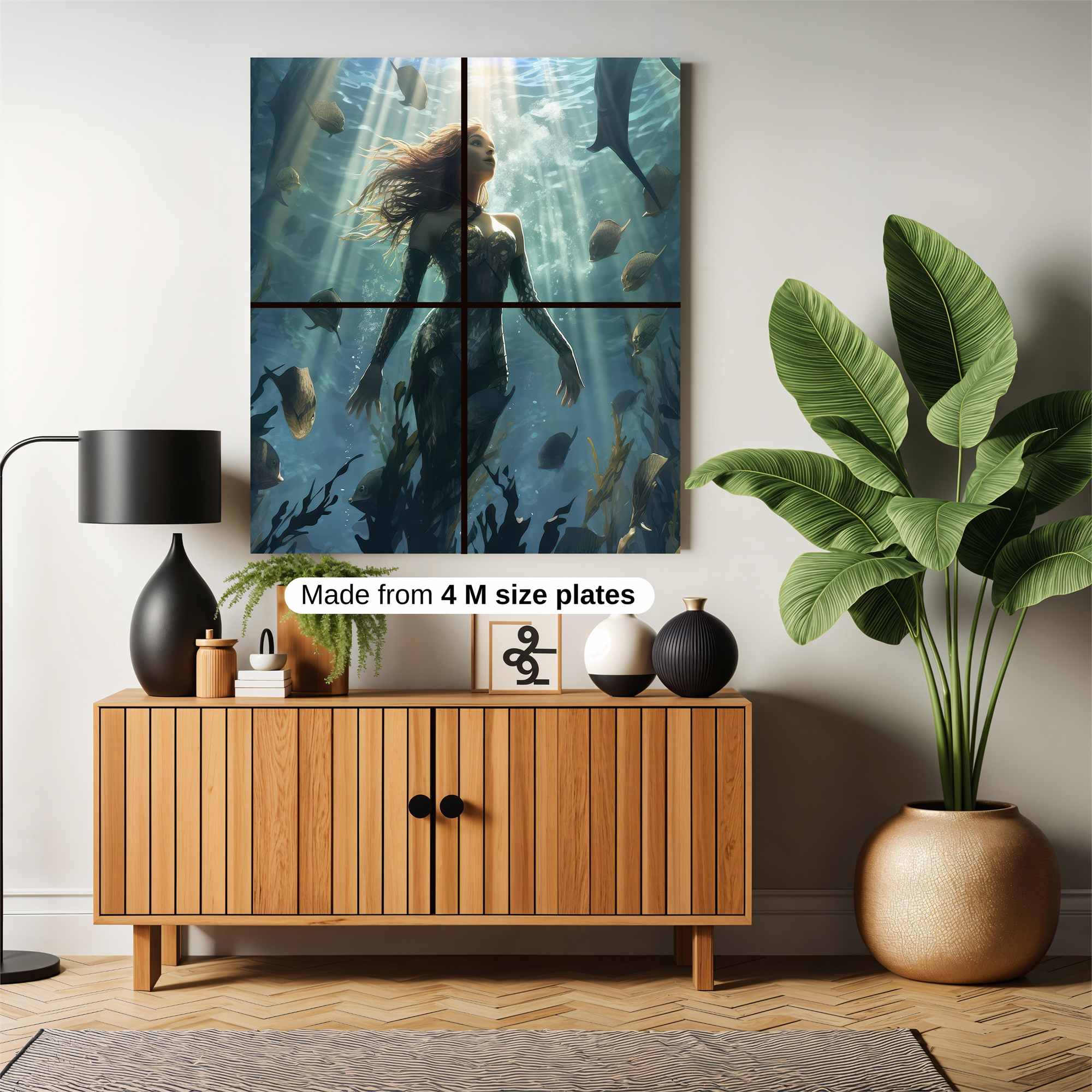 Mermaid Serenity Safe Wall Magnetic / M