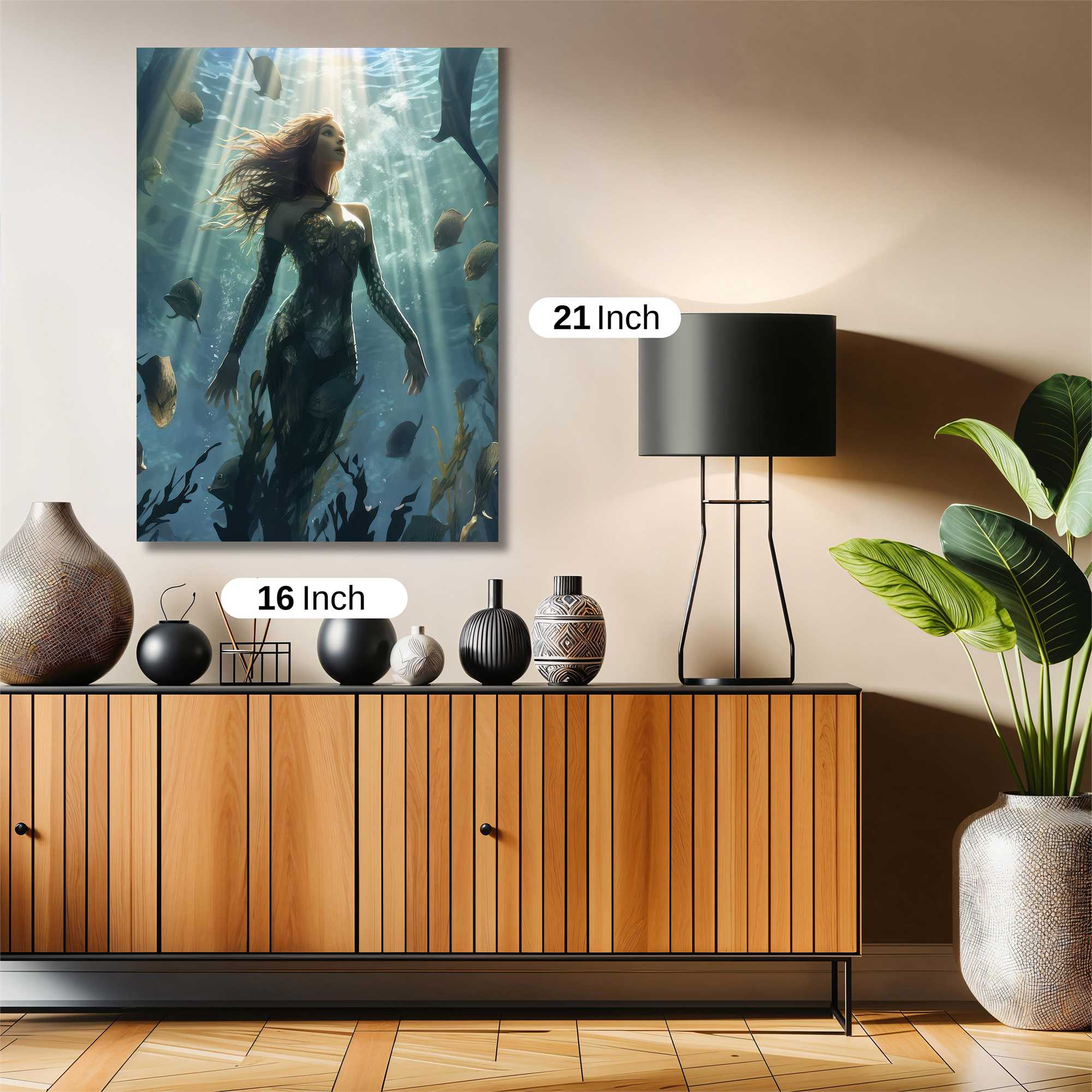Mermaid Serenity Safe Wall Magnetic / M