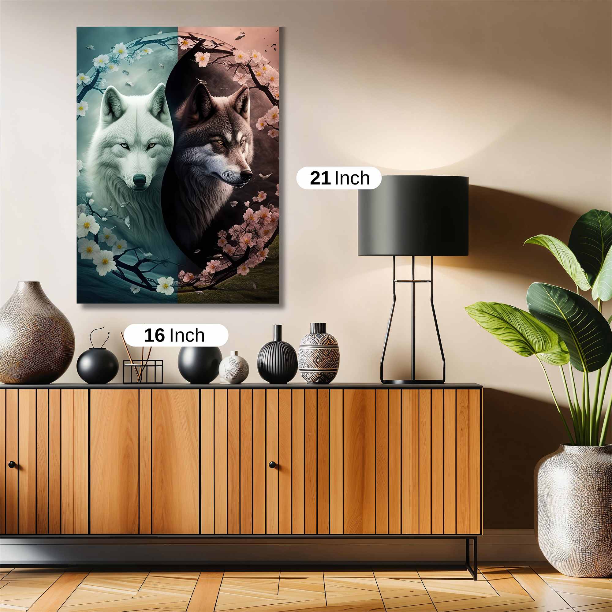 Wolves Serene Safe Wall Magnetic / M