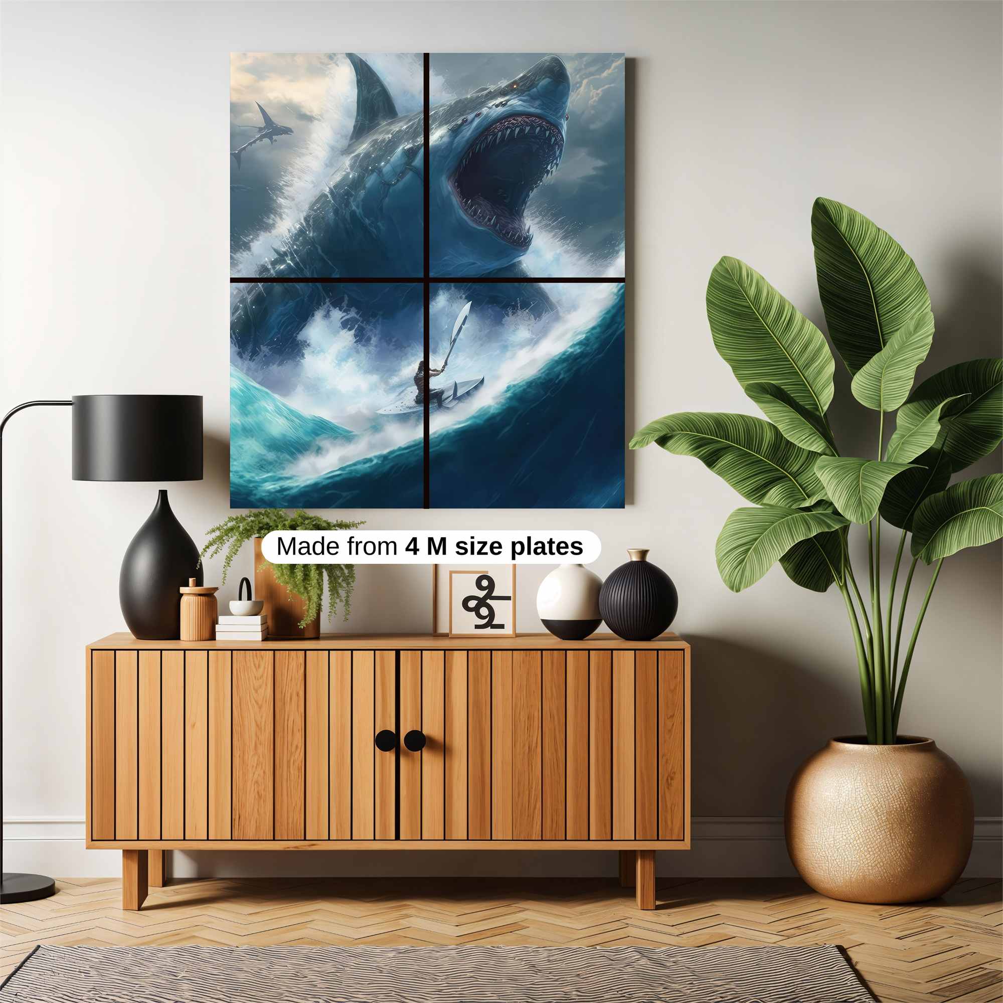 Megalodon Menace Safe Wall Magnetic / M