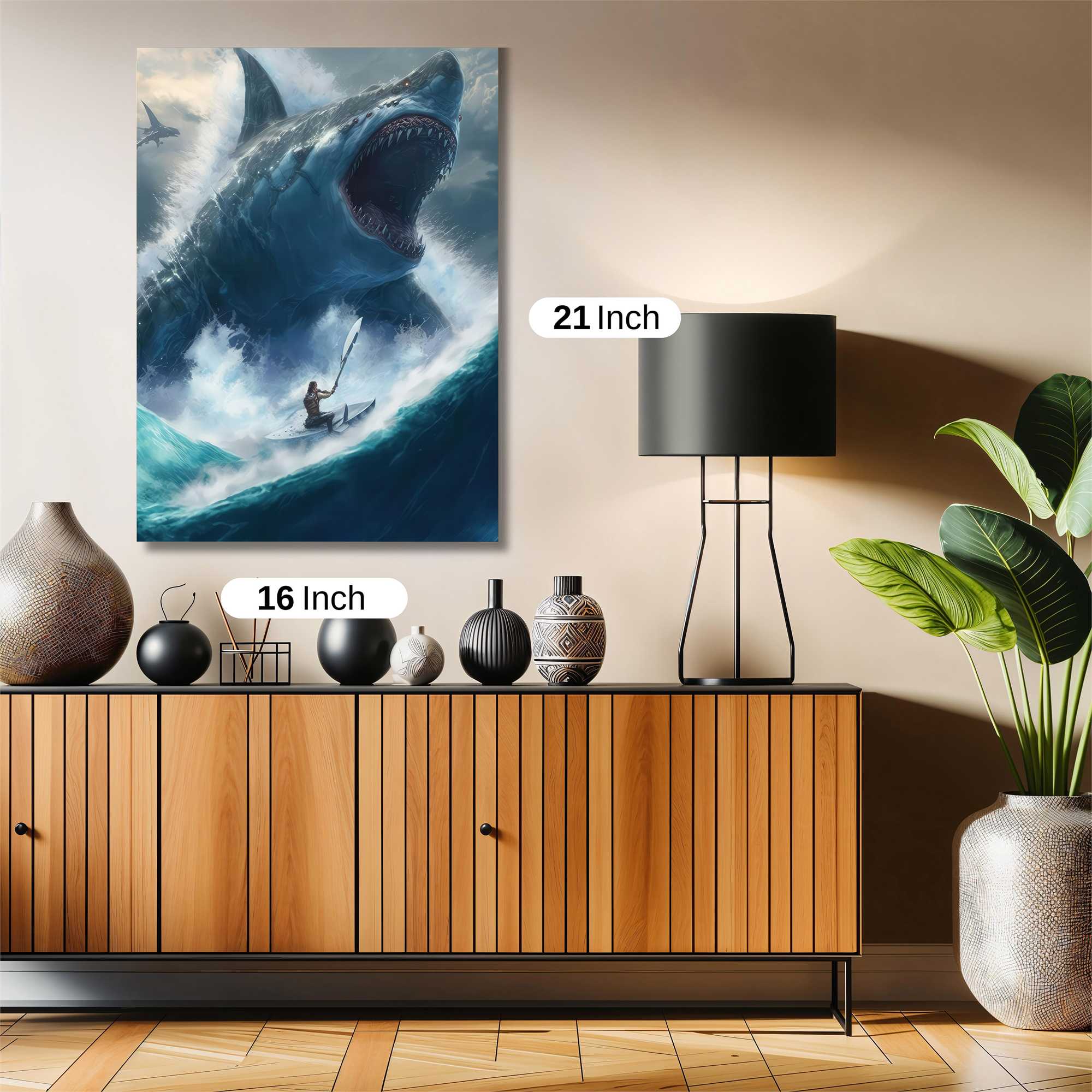 Megalodon Menace Safe Wall Magnetic / M