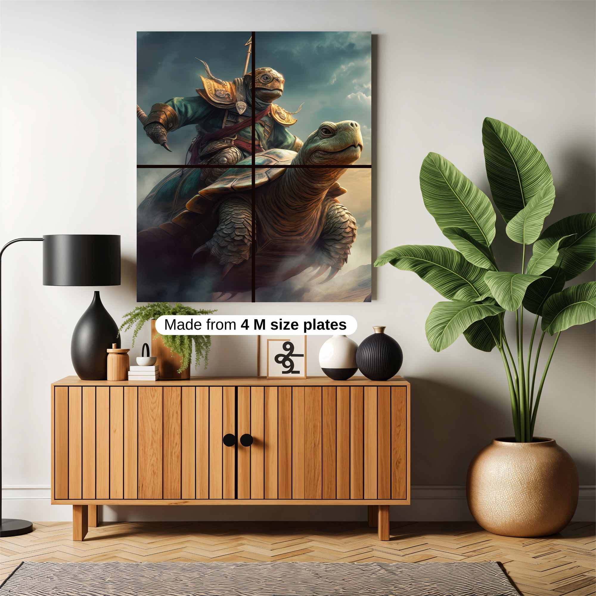 TurtleWarrior Safe Wall Magnetic / M