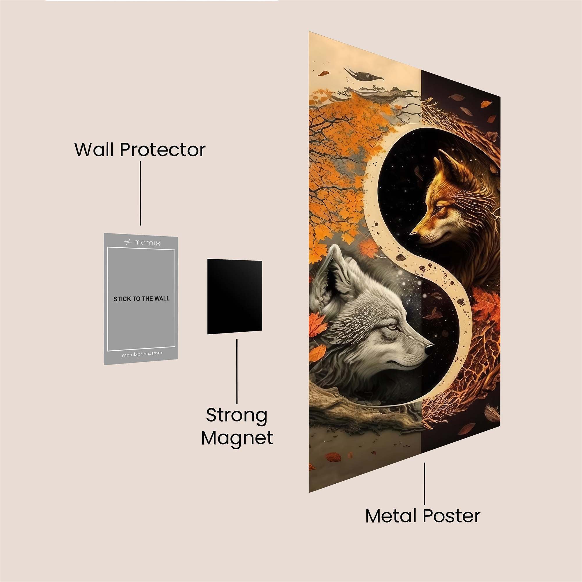 Wolf Duality Safe Wall Magnetic / M