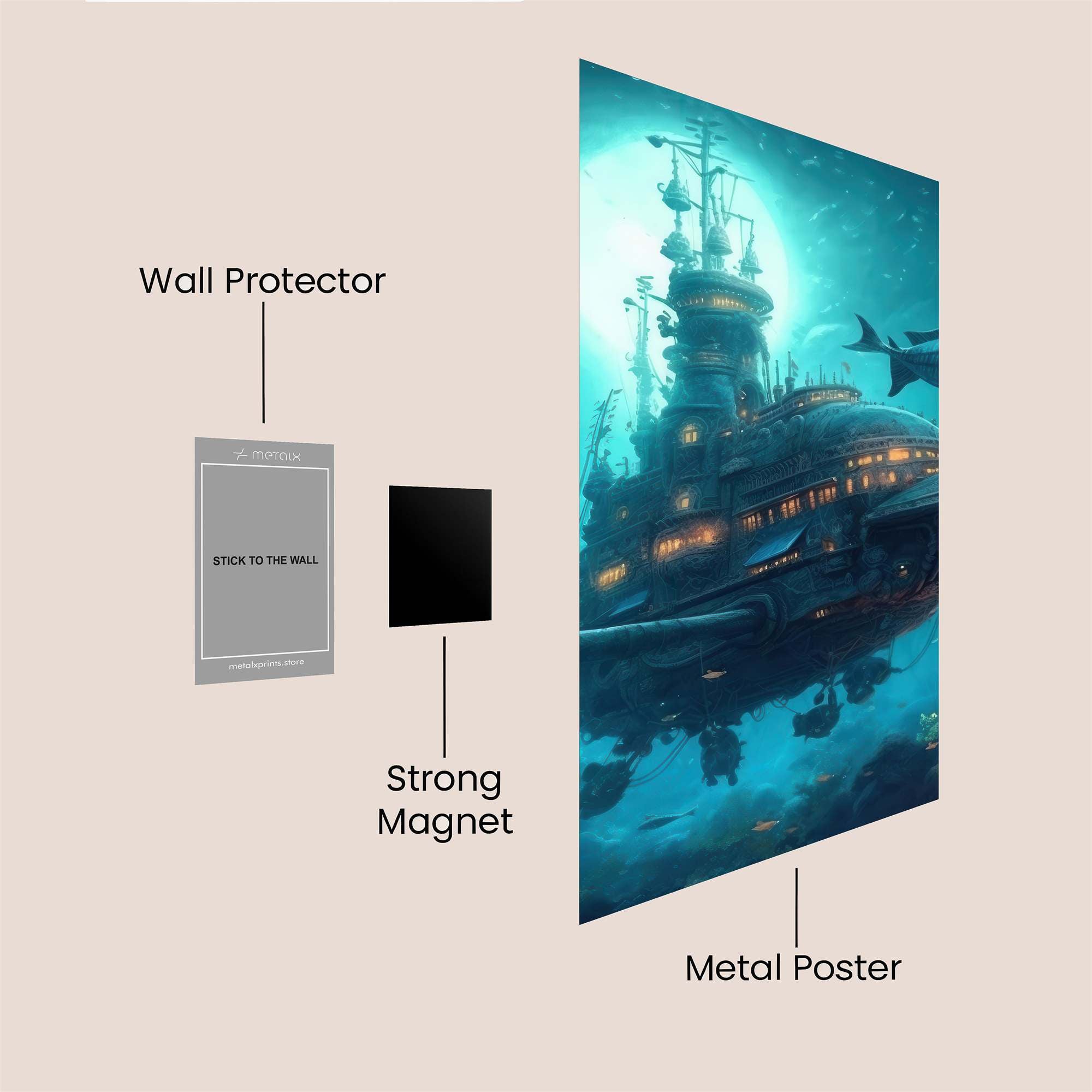 Nautilus Dream Safe Wall Magnetic / M