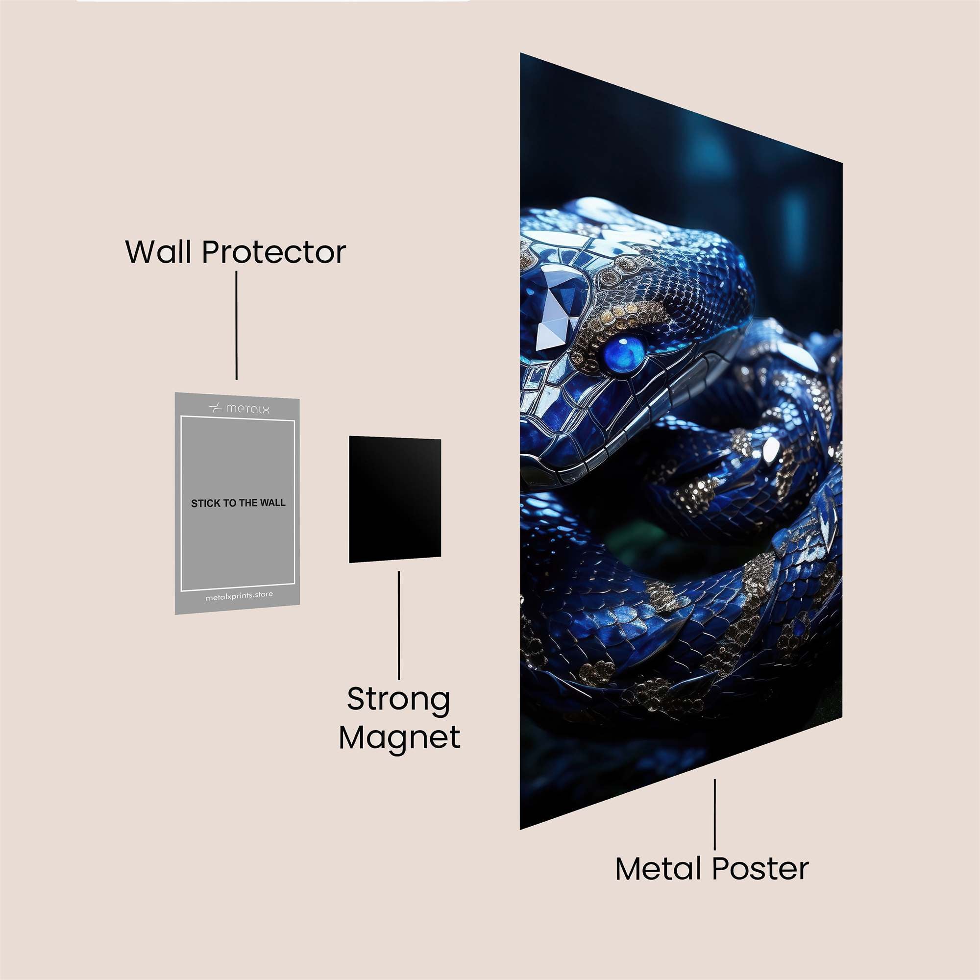 Kaa Enigmatic Safe Wall Magnetic / M