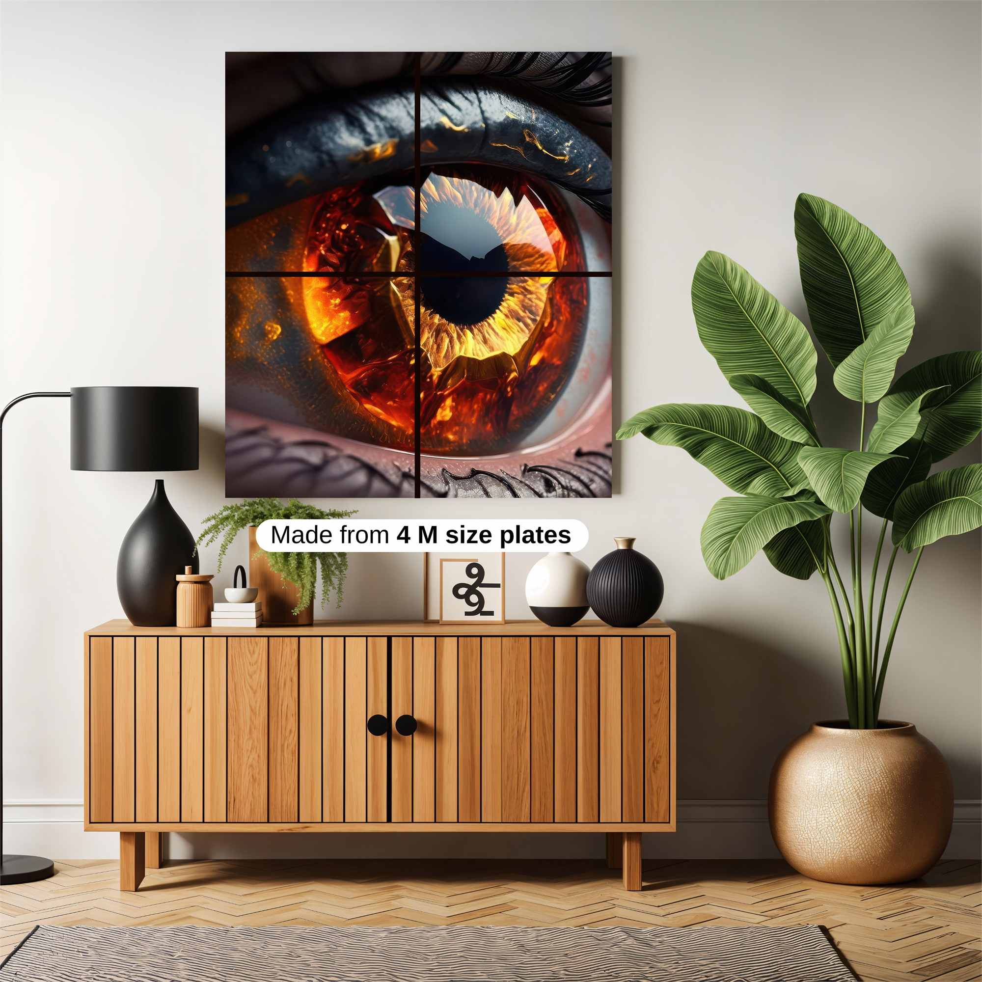 Fiery Gaze Safe Wall Magnetic / M