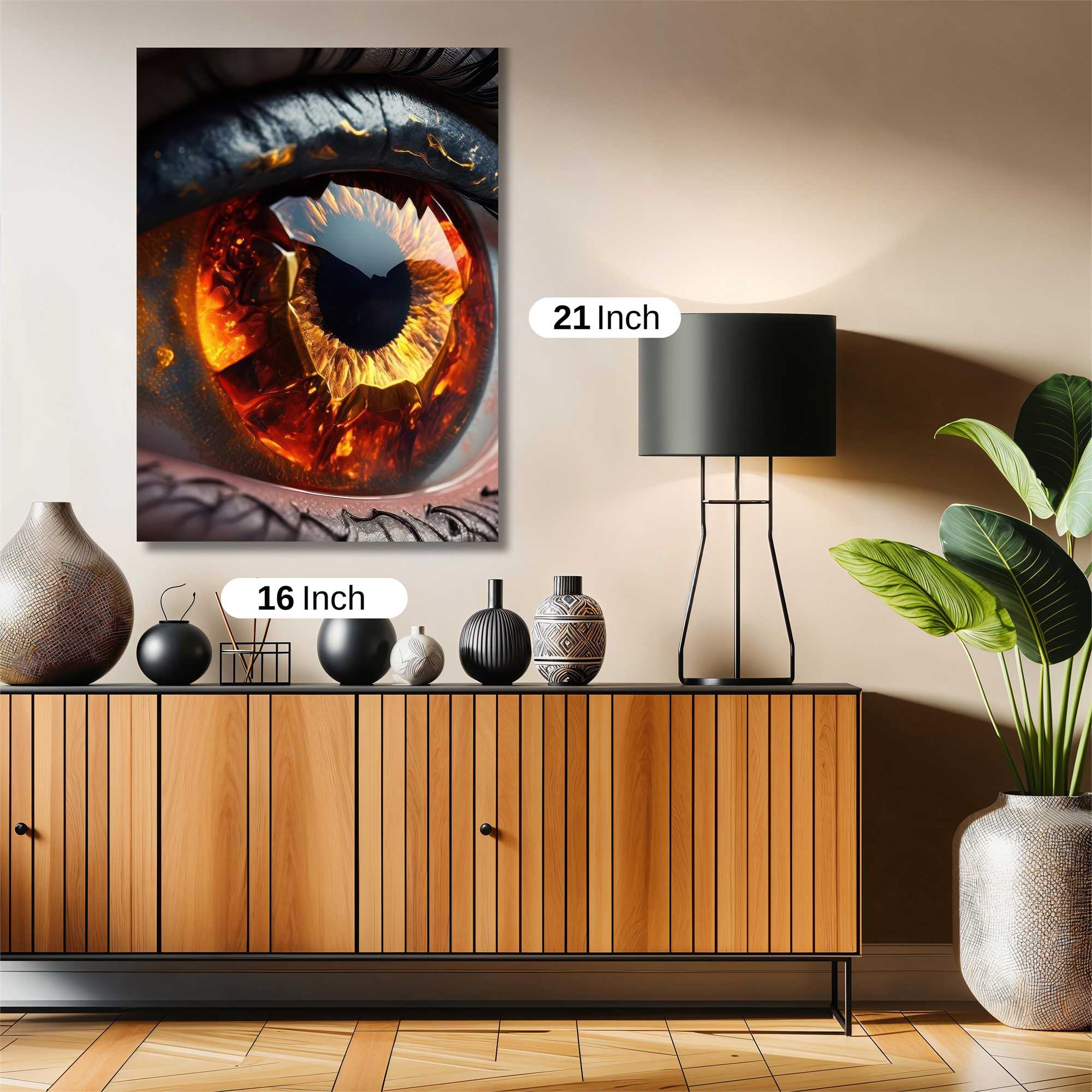 Fiery Gaze Safe Wall Magnetic / M