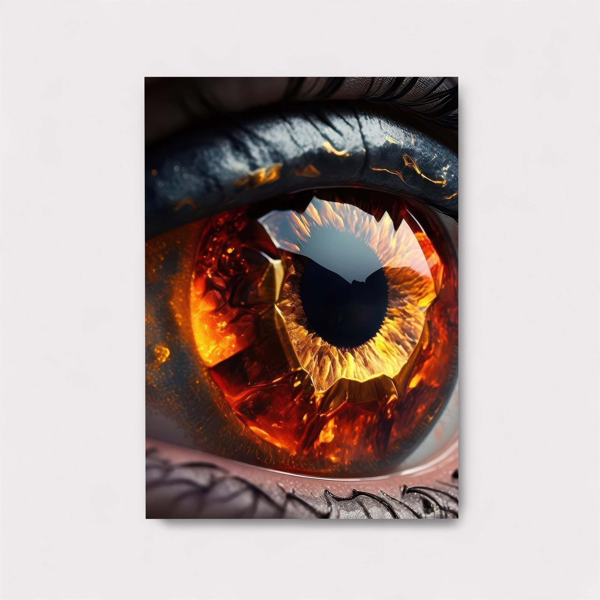 Fiery Gaze Safe Wall Magnetic / M