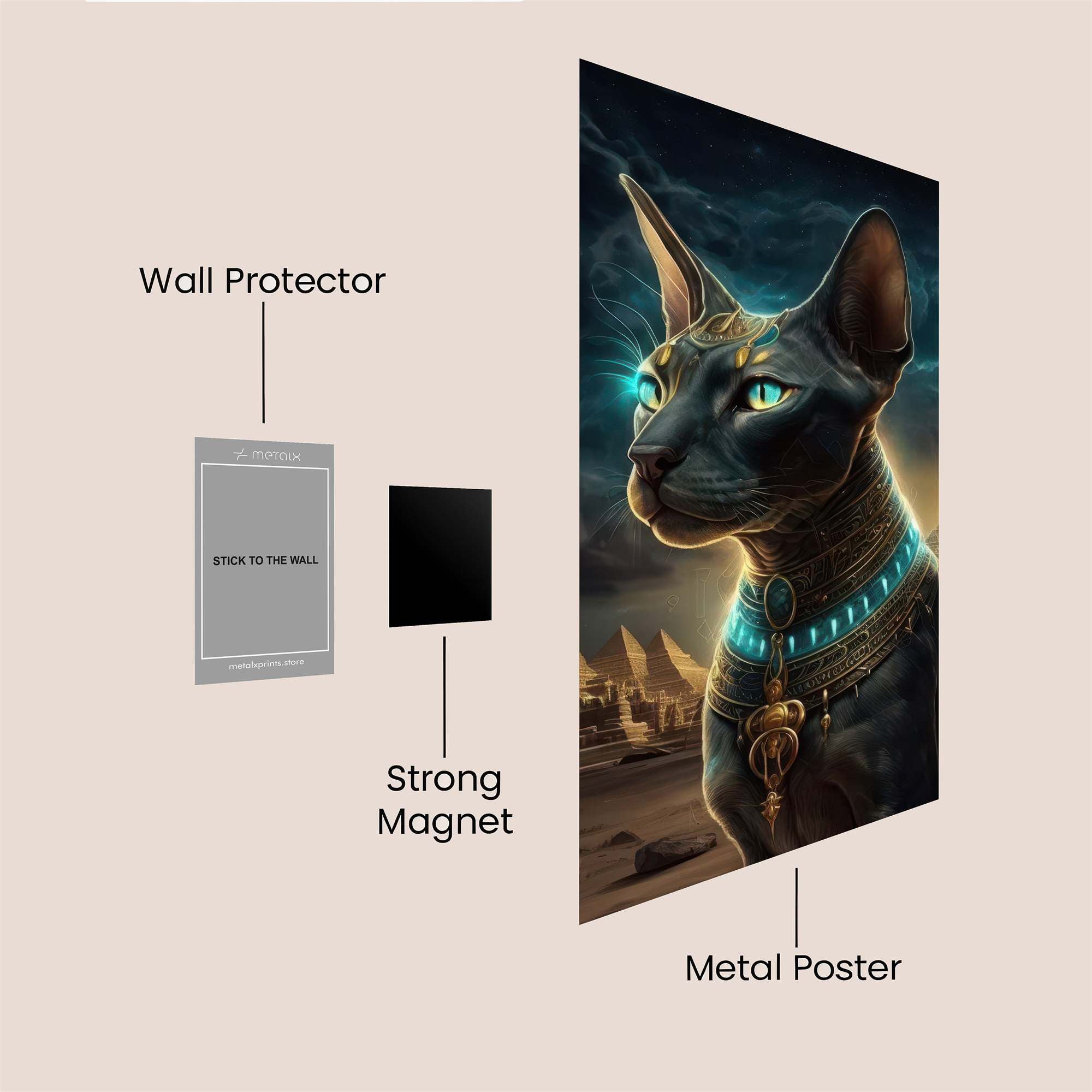 Bastet Majestic Safe Wall Magnetic / M