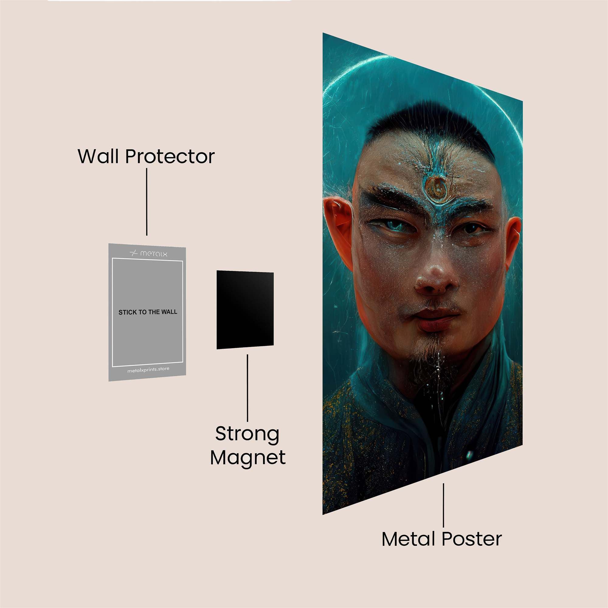 Enlightened Serenity Safe Wall Magnetic / M