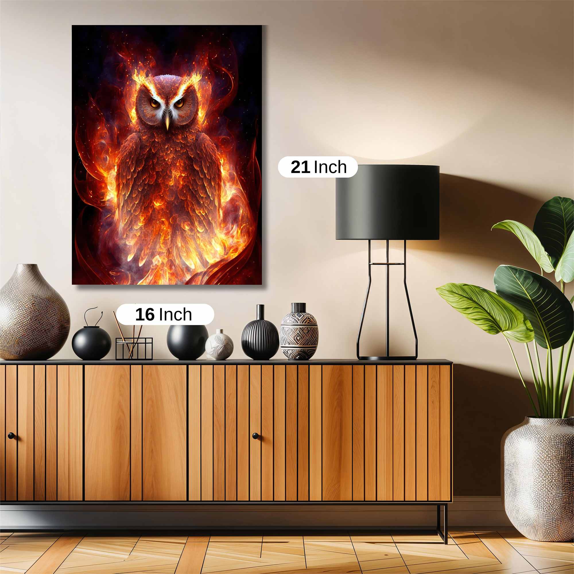 Phoenix Blaze Safe Wall Magnetic / M