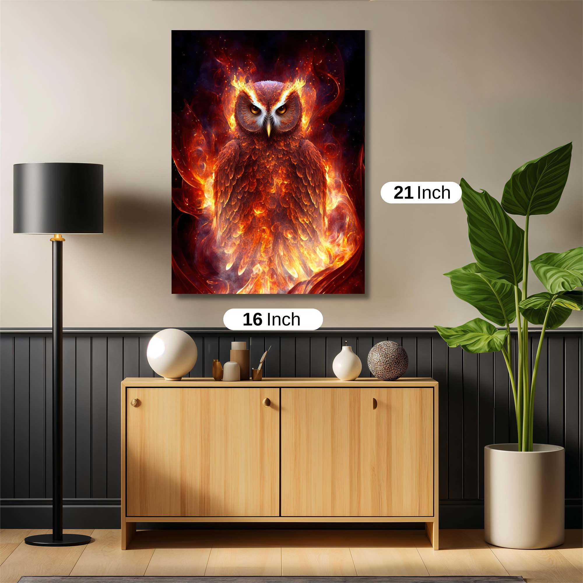 Phoenix Blaze Safe Wall Magnetic / M