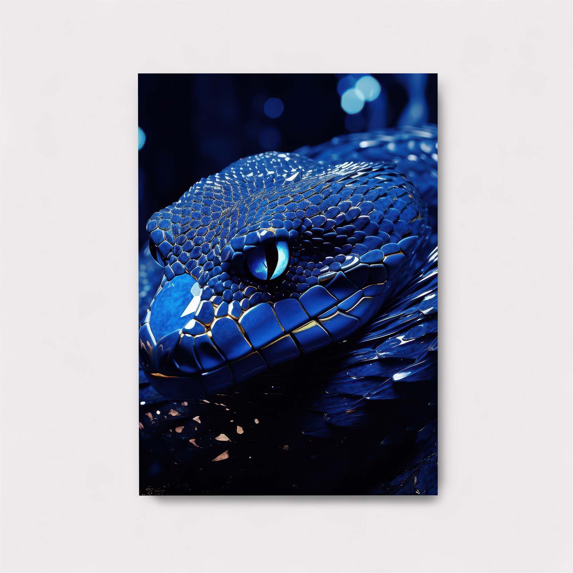 Azure Serpent Safe Wall Magnetic / M