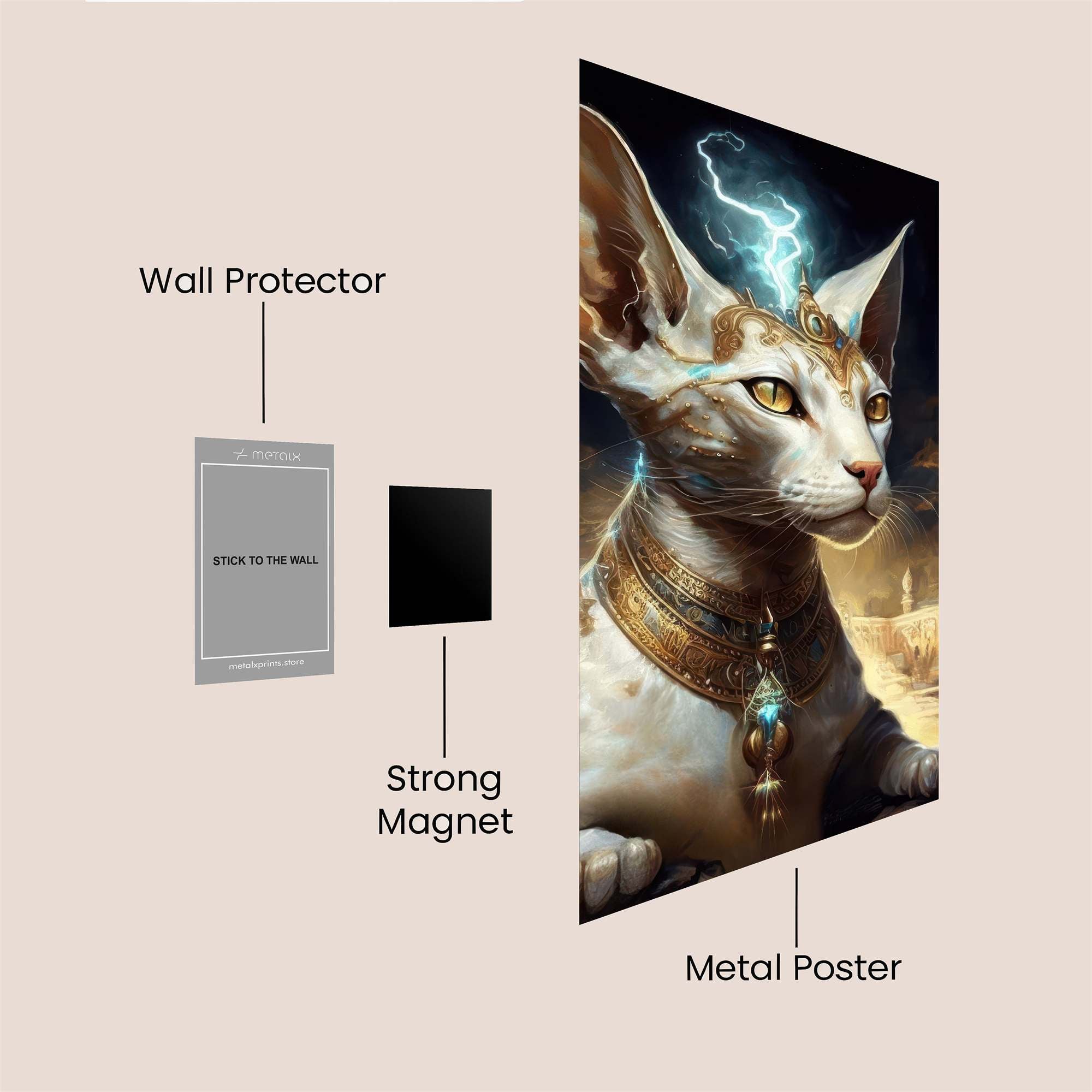 Mystic Pharaoh Safe Wall Magnetic / M