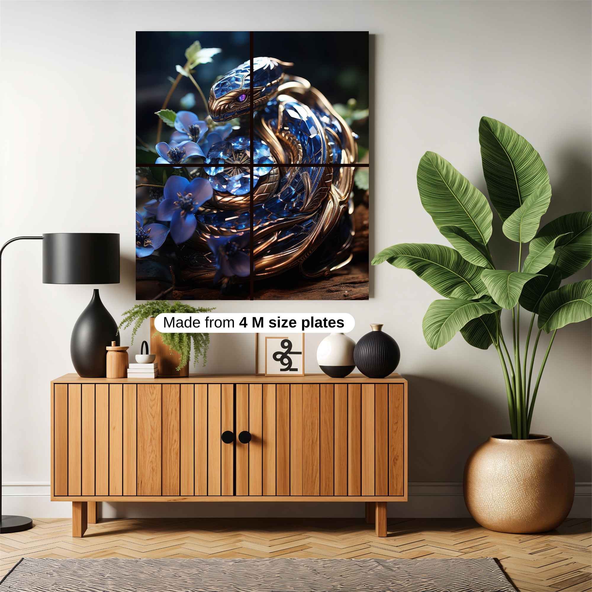 Crystal Serpent Safe Wall Magnetic / M