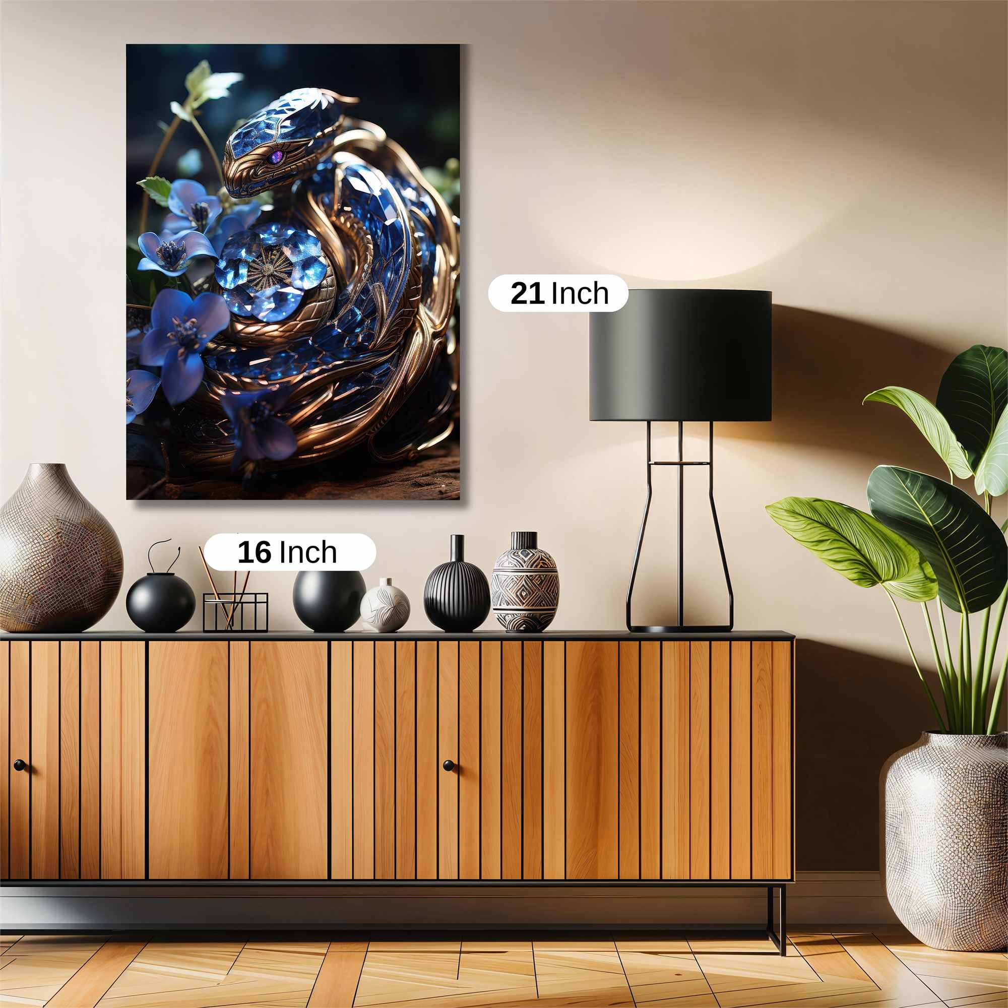 Crystal Serpent Safe Wall Magnetic / M