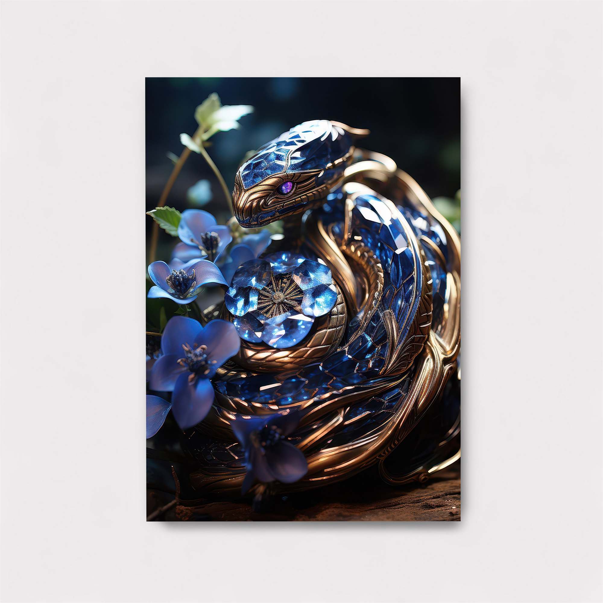 Crystal Serpent Safe Wall Magnetic / M