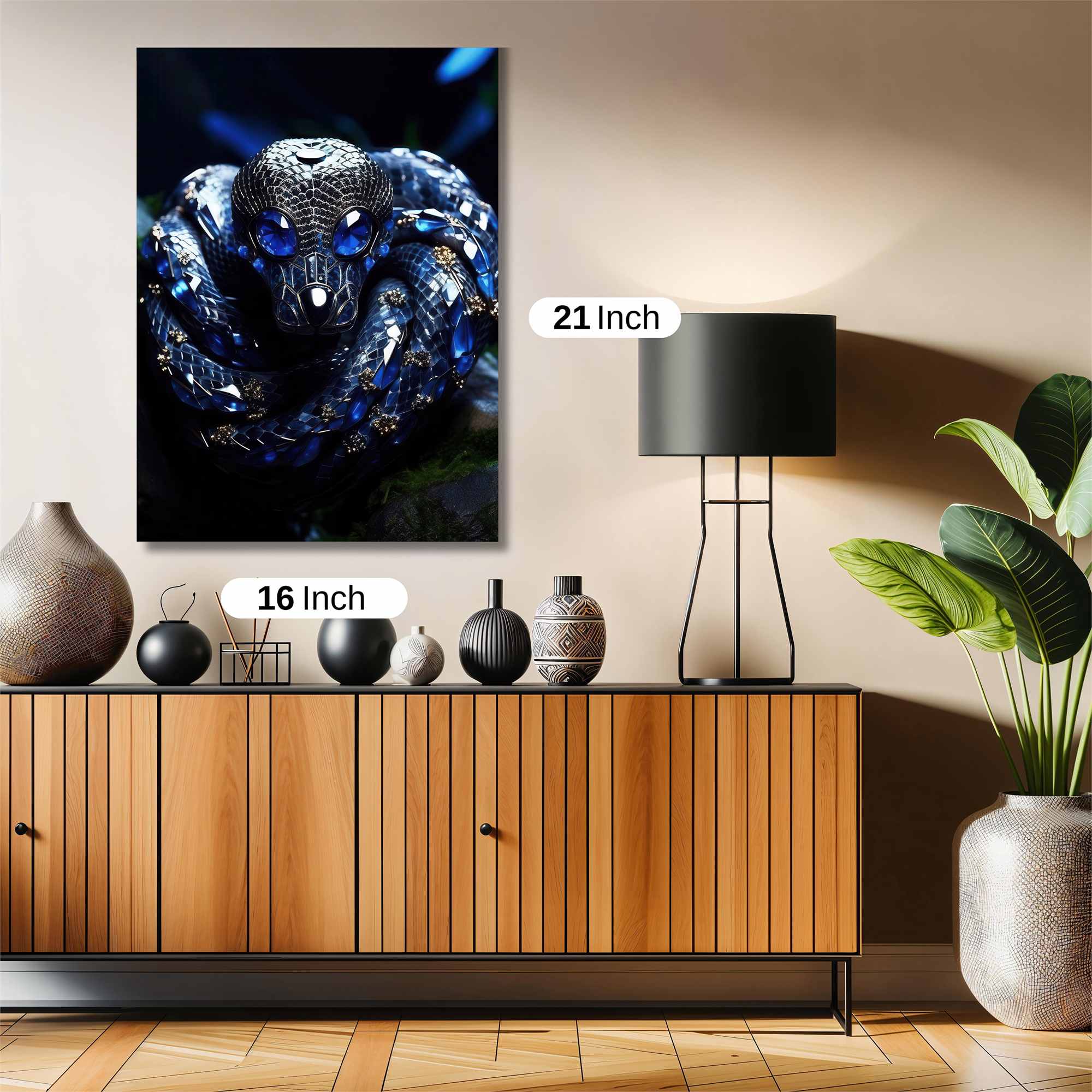 Jewel Serpent Safe Wall Magnetic / M