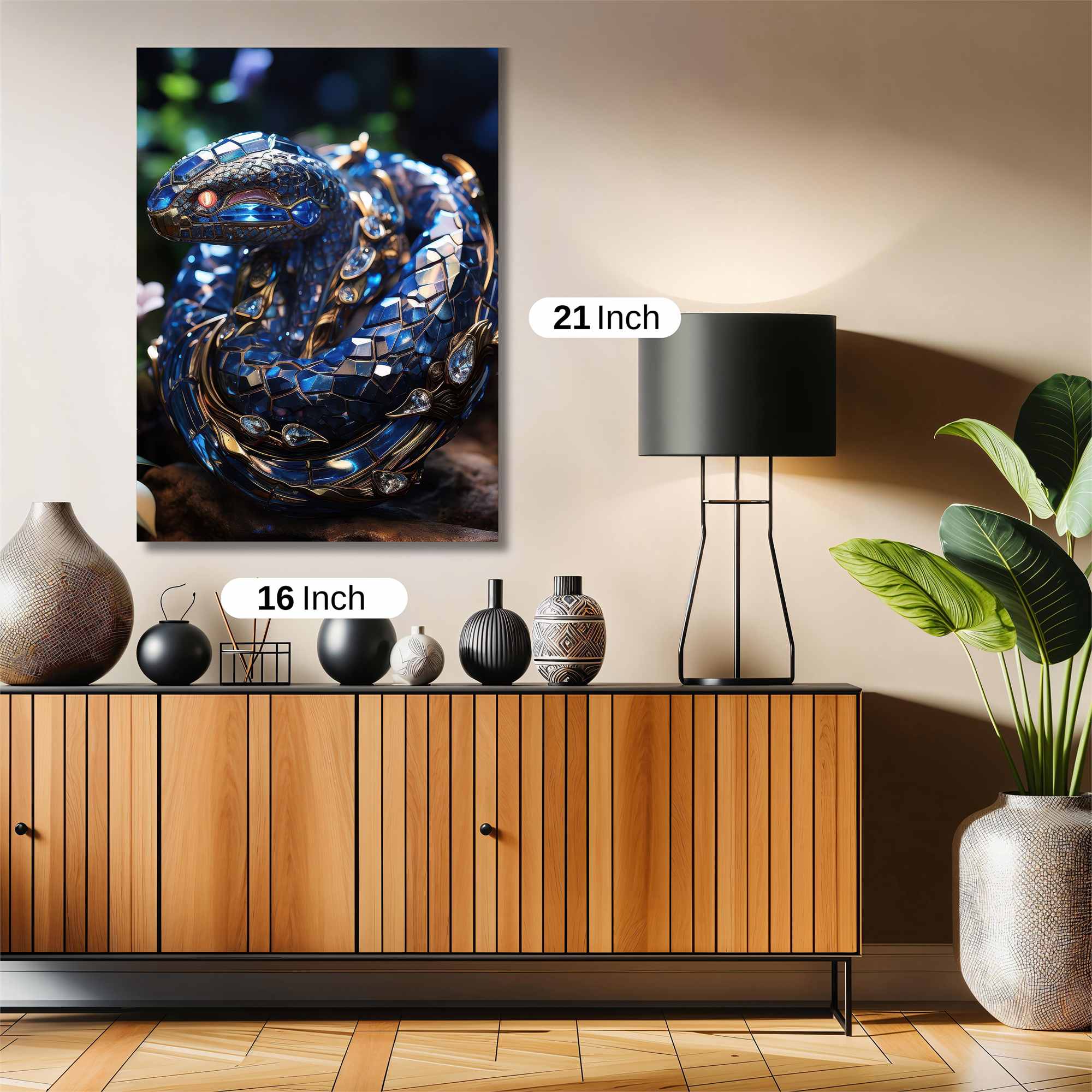 Jewel Serpent Safe Wall Magnetic / M