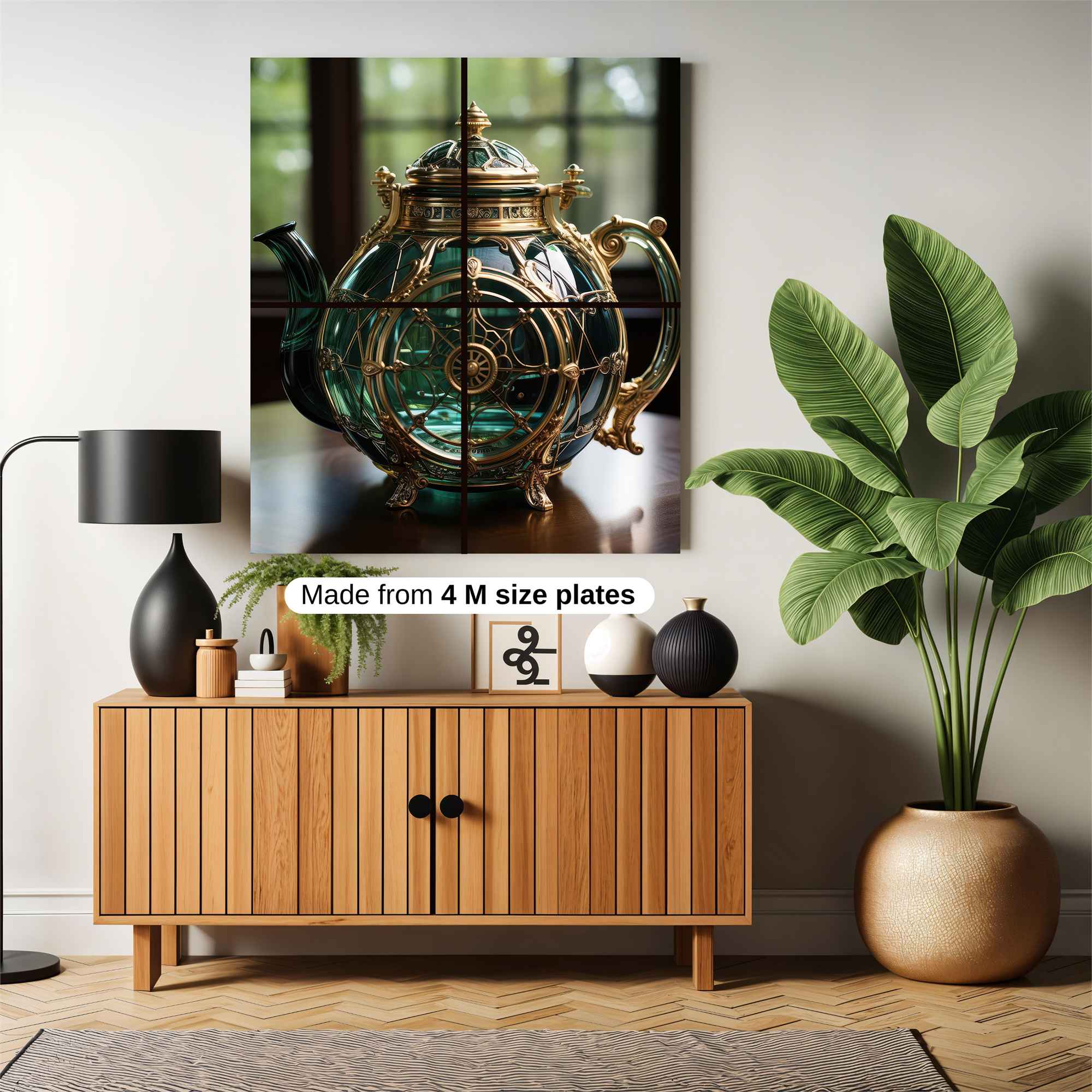 Steampunk Elegance Safe Wall Magnetic / M