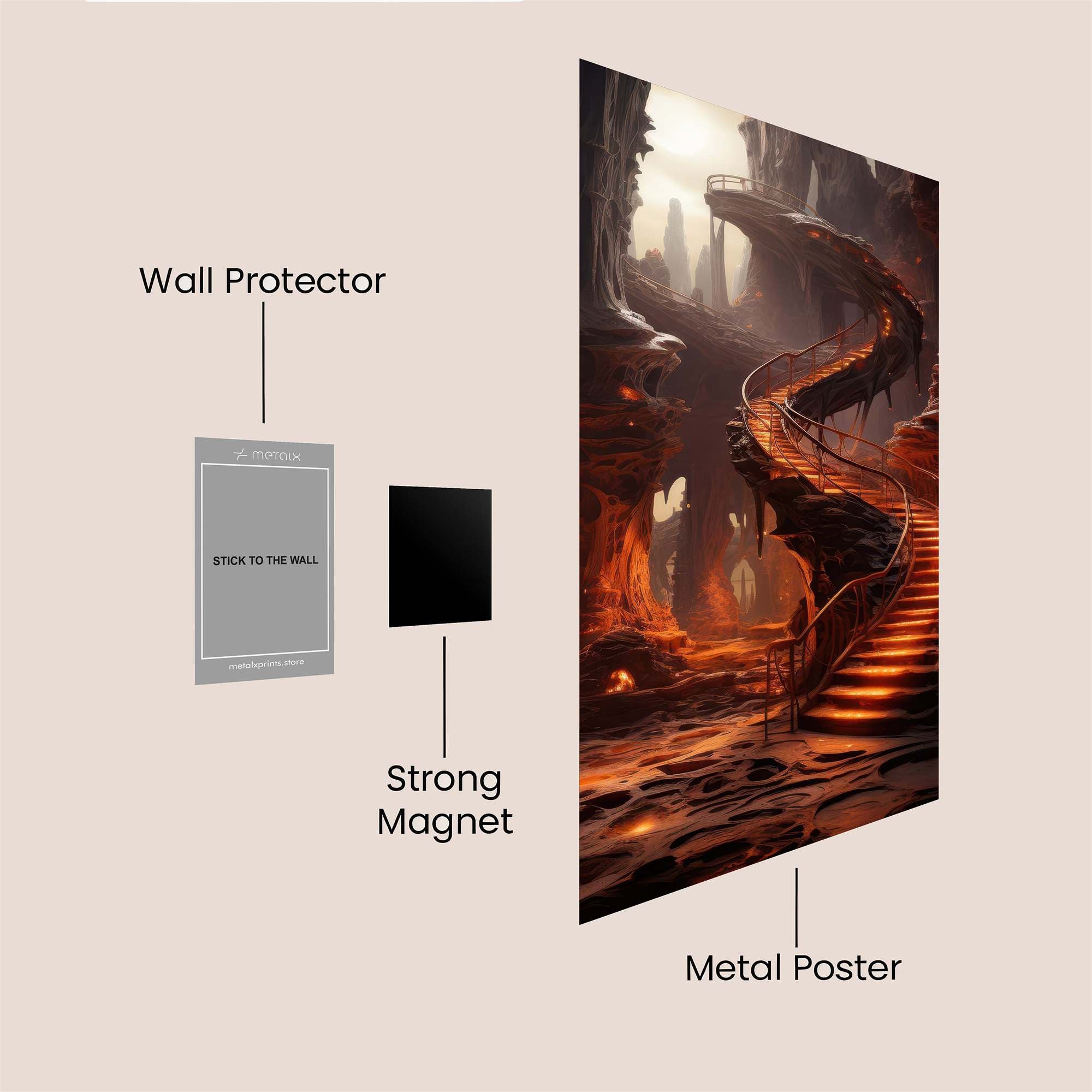 Inferno Descent Safe Wall Magnetic / M