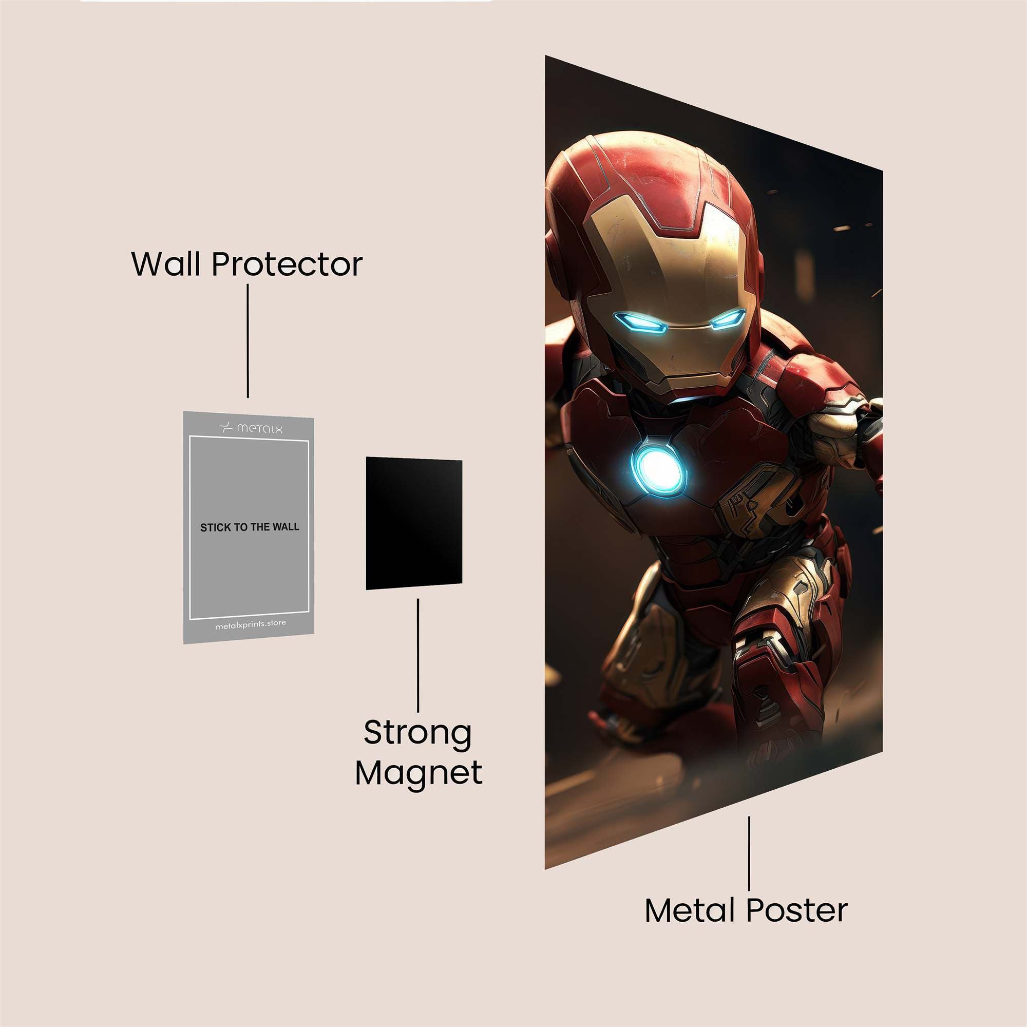 IronKid Dynamic Safe Wall Magnetic / M