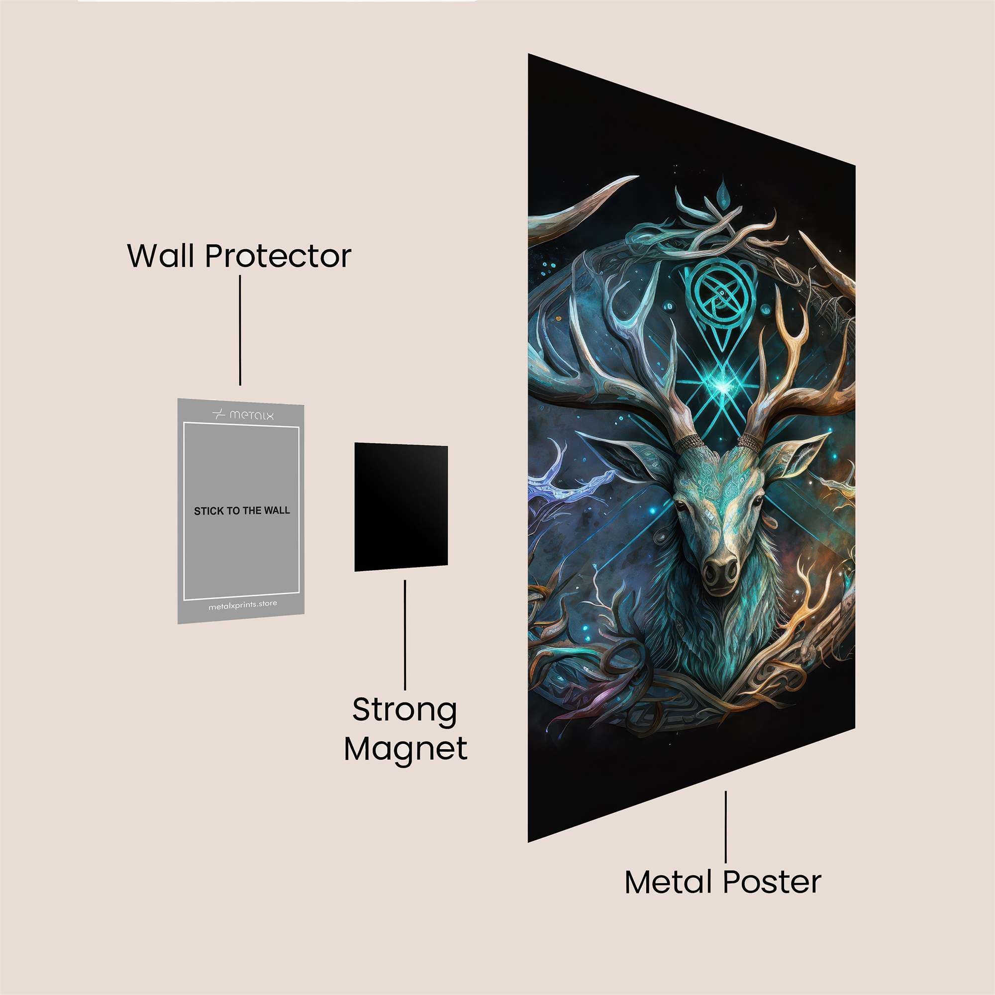 Stag Enigma Safe Wall Magnetic / M