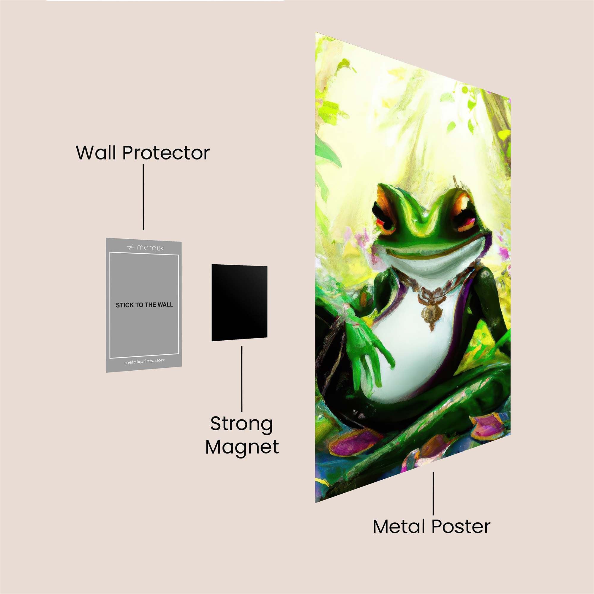 Frog Serenity Safe Wall Magnetic / M