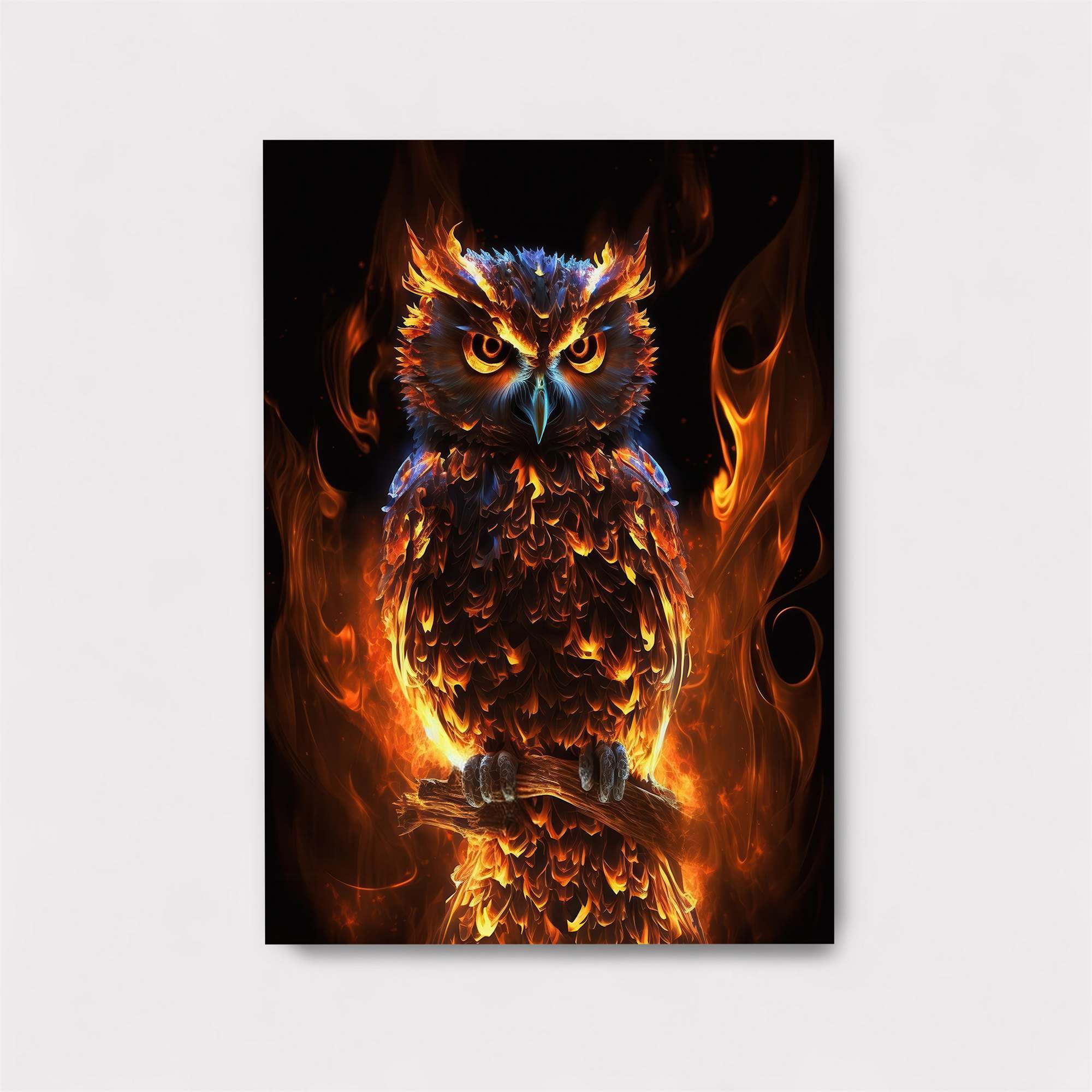 Flame Owl Safe Wall Magnetic / M