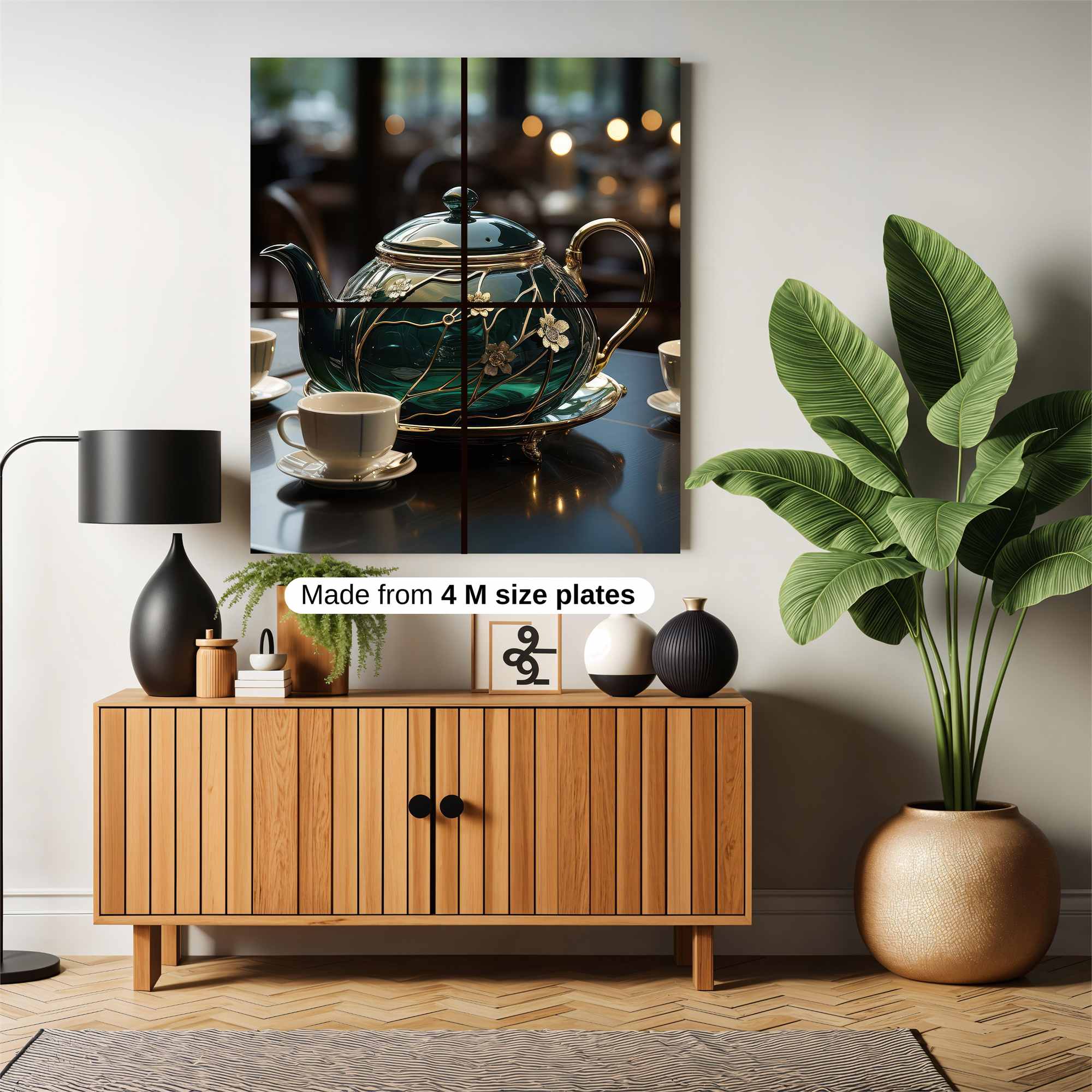 Teapot Tranquil Safe Wall Magnetic / M