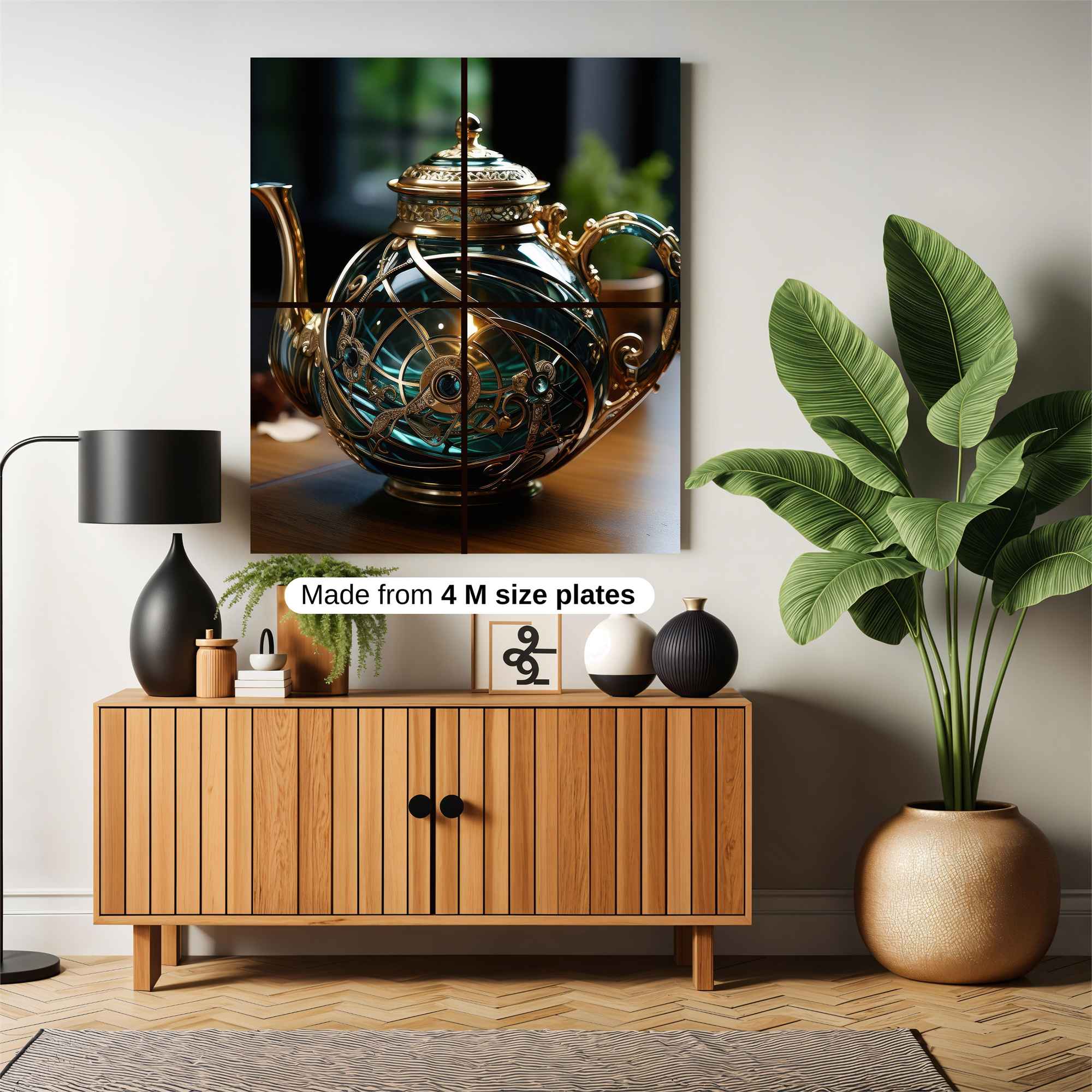 Teapot Enigma Safe Wall Magnetic / M