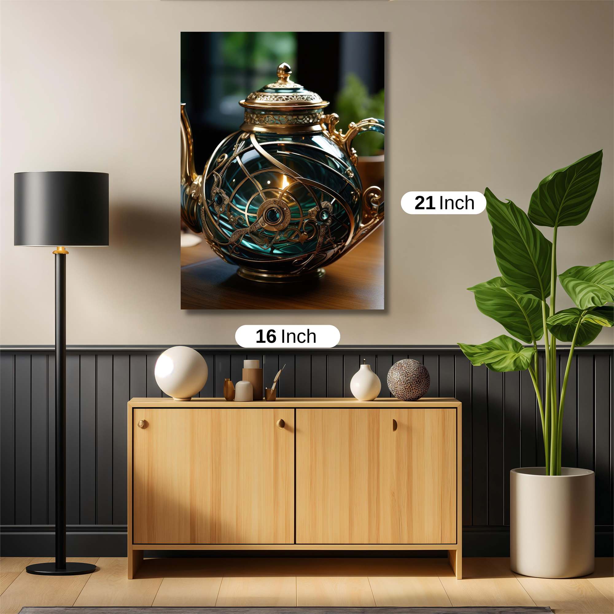 Teapot Enigma Safe Wall Magnetic / M