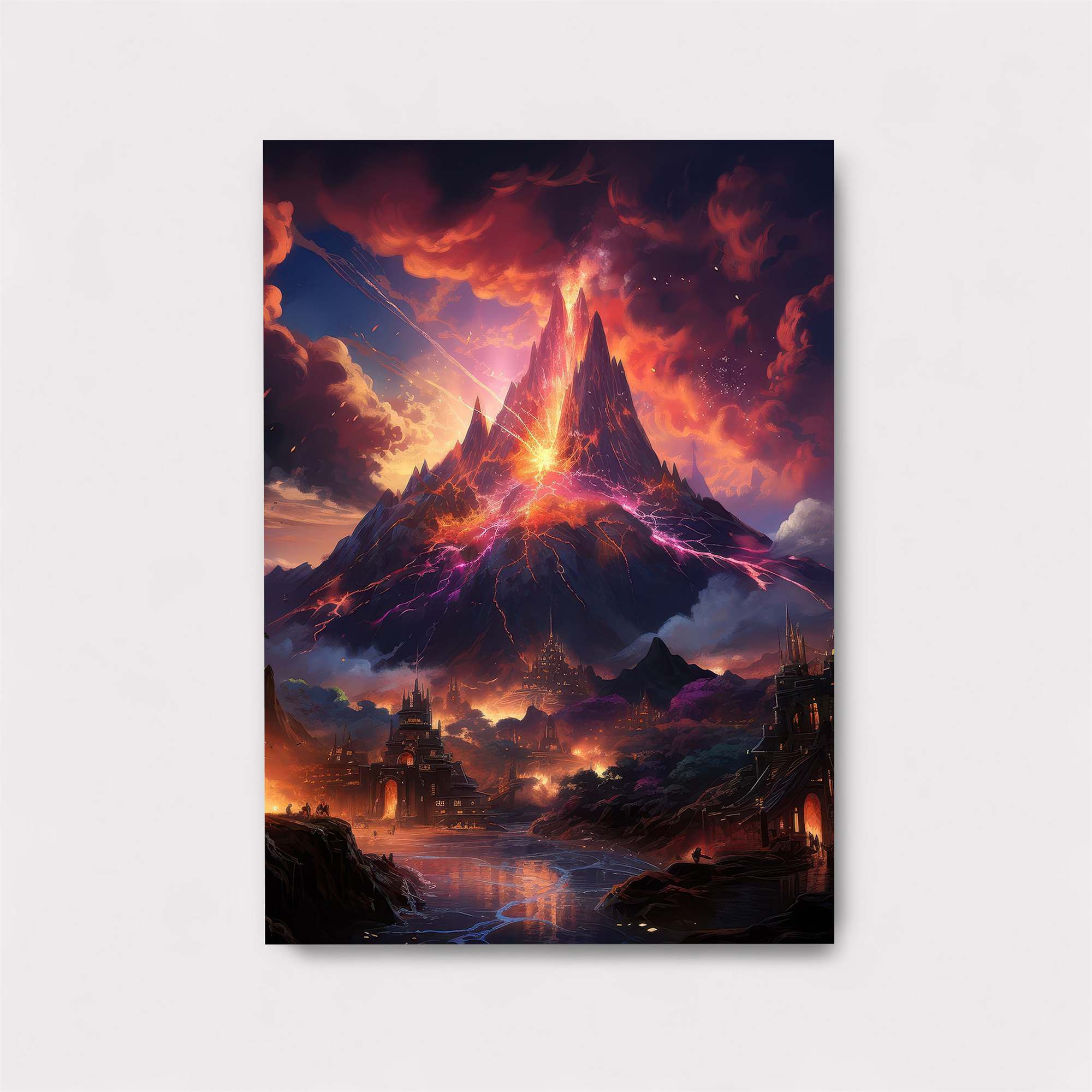 Volcano Eruption Safe Wall Magnetic / M
