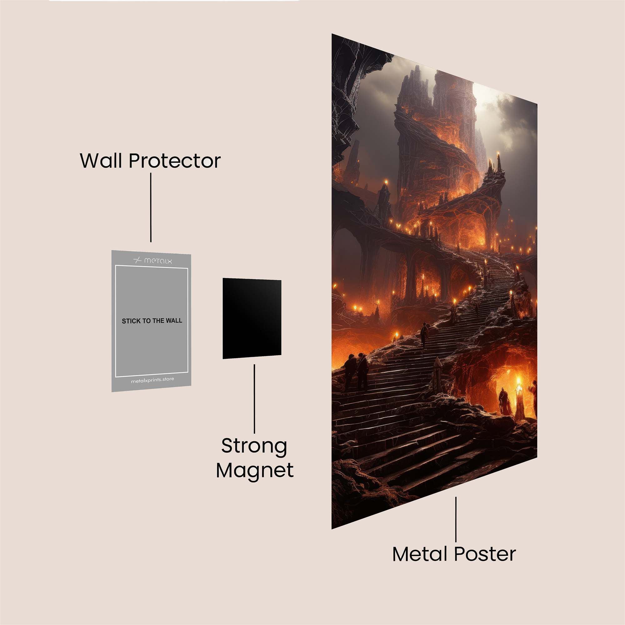 Doomspire Ascent Safe Wall Magnetic / M