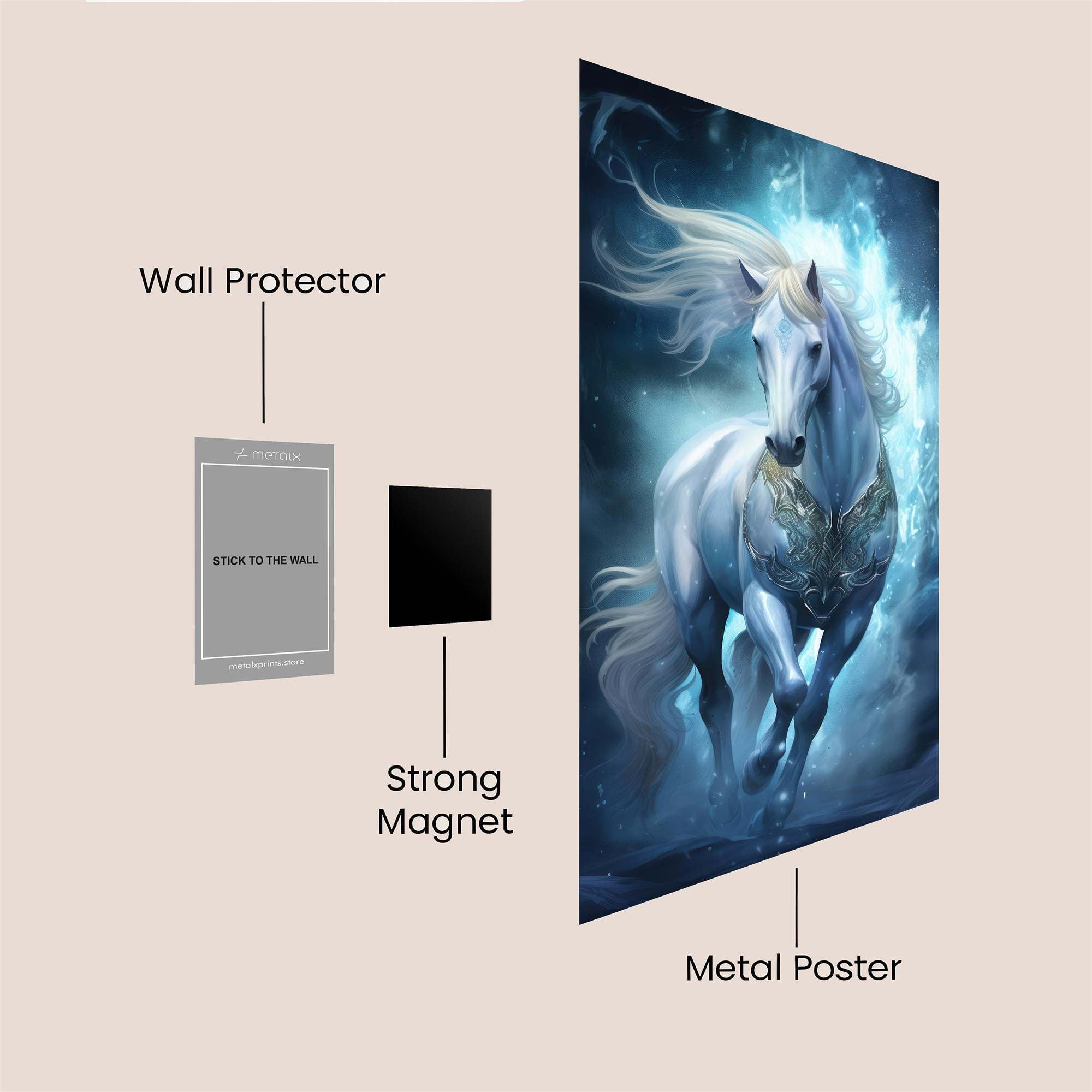 Moonlit Majesty Safe Wall Magnetic / M