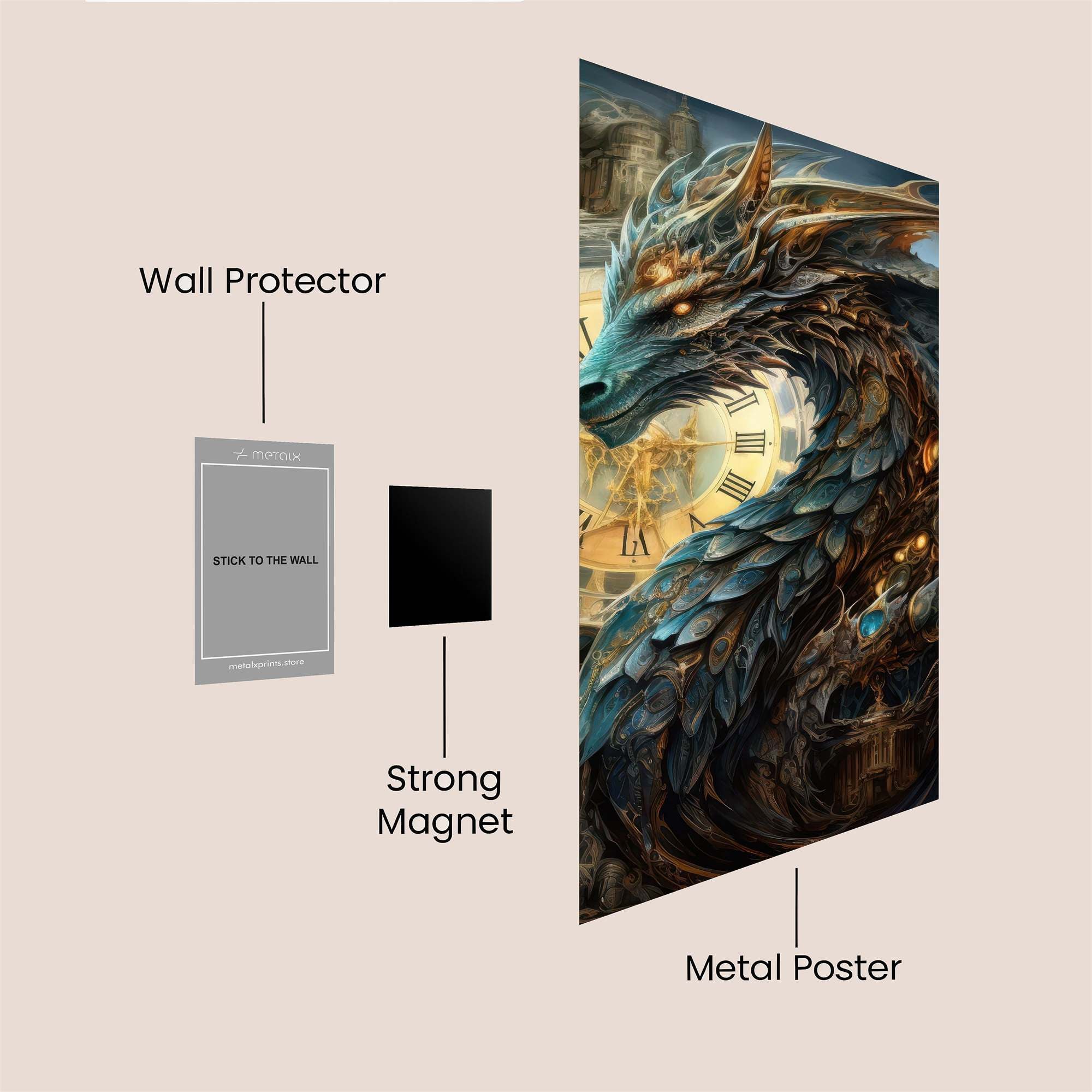 Dragon Timeless Safe Wall Magnetic / M