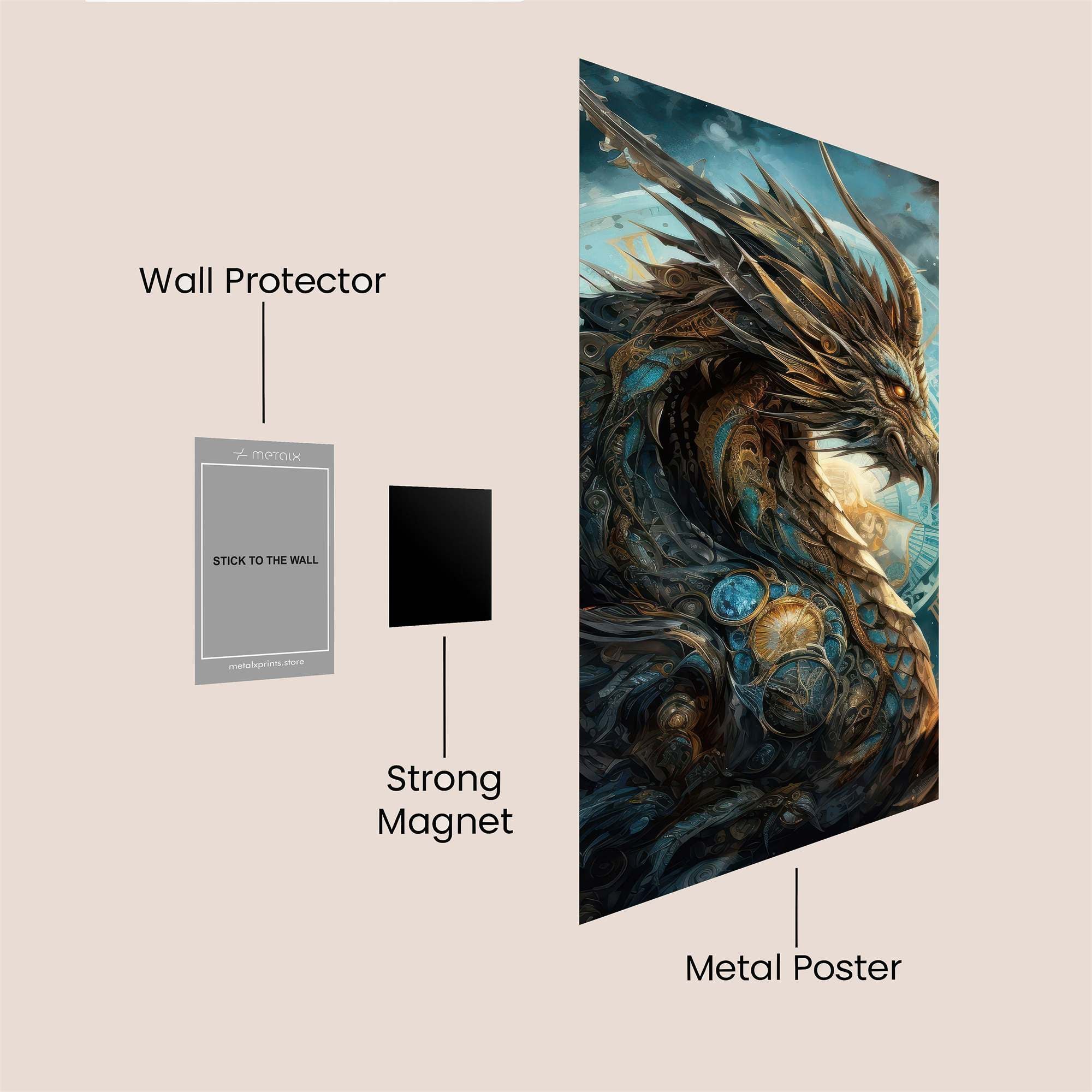 ChronoDragon Safe Wall Magnetic / M