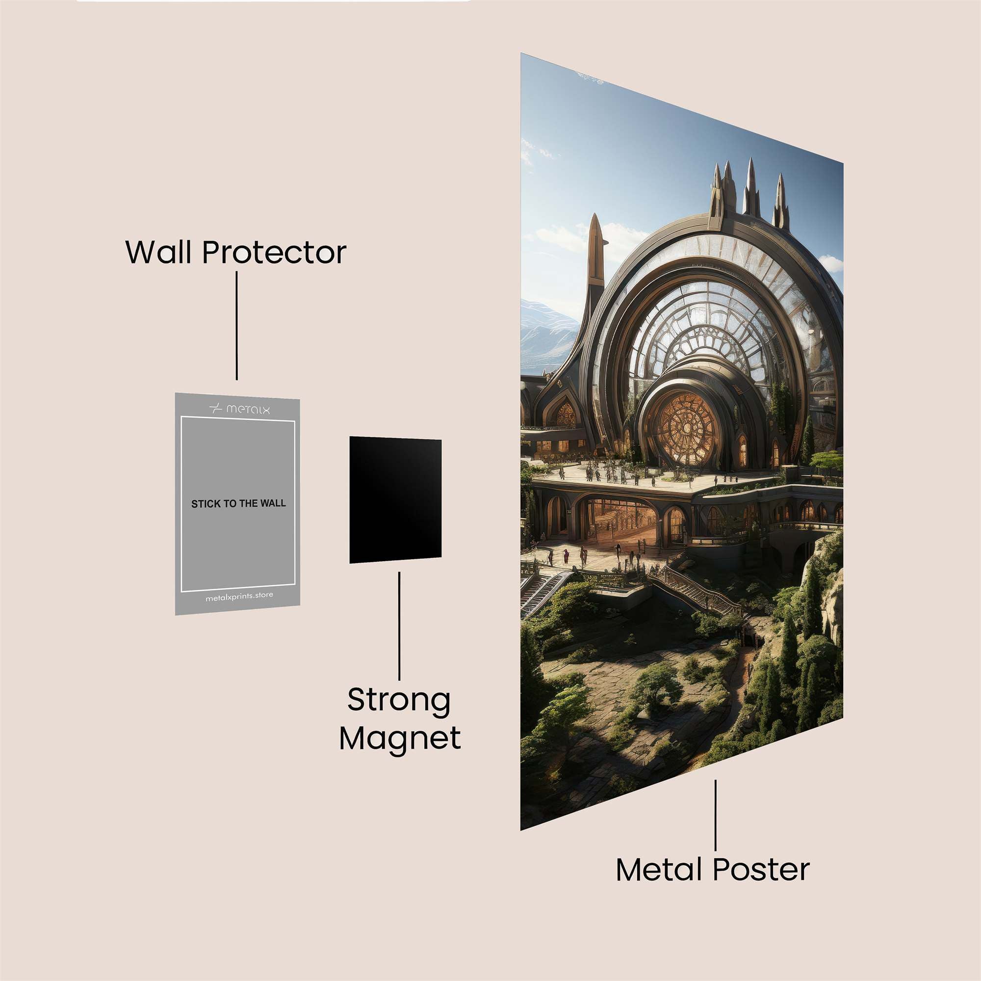 Asgardian Serenity Safe Wall Magnetic / M