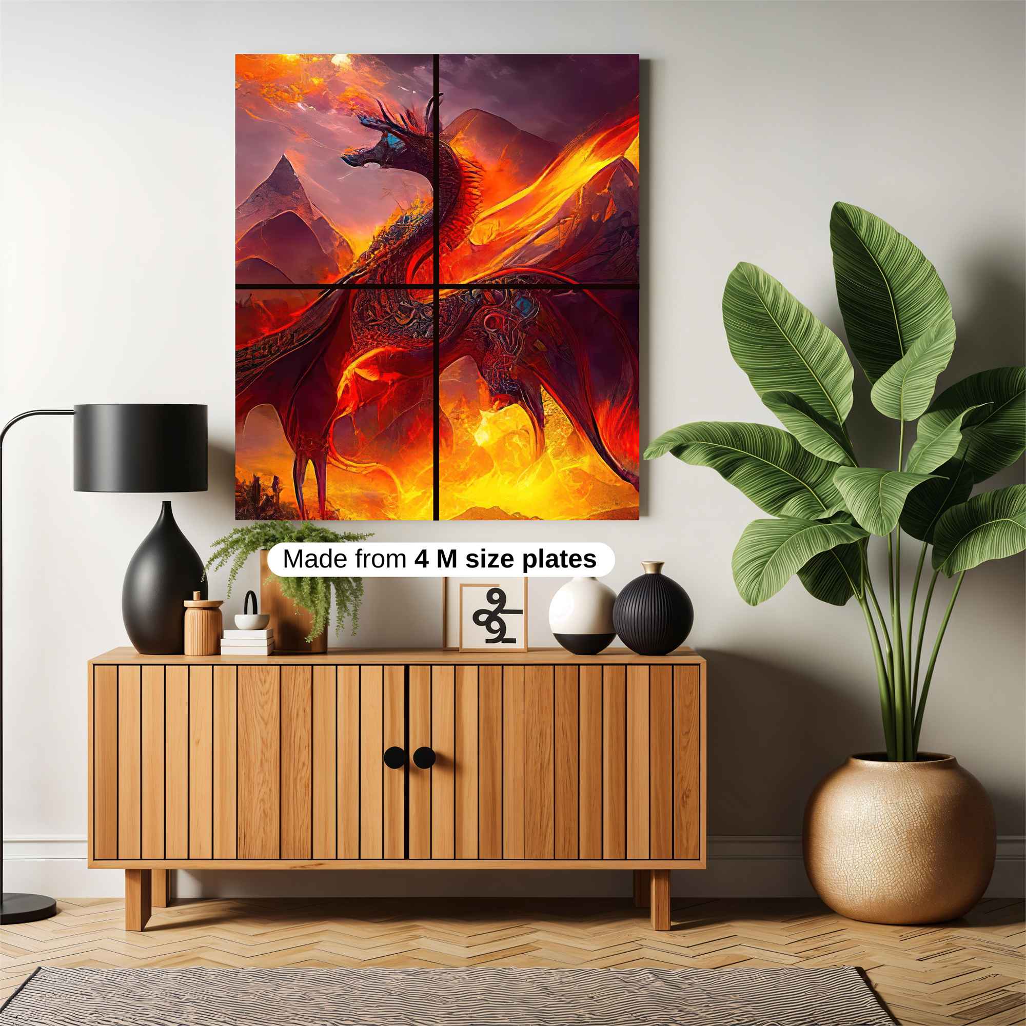 Dragon Blaze Safe Wall Magnetic / M