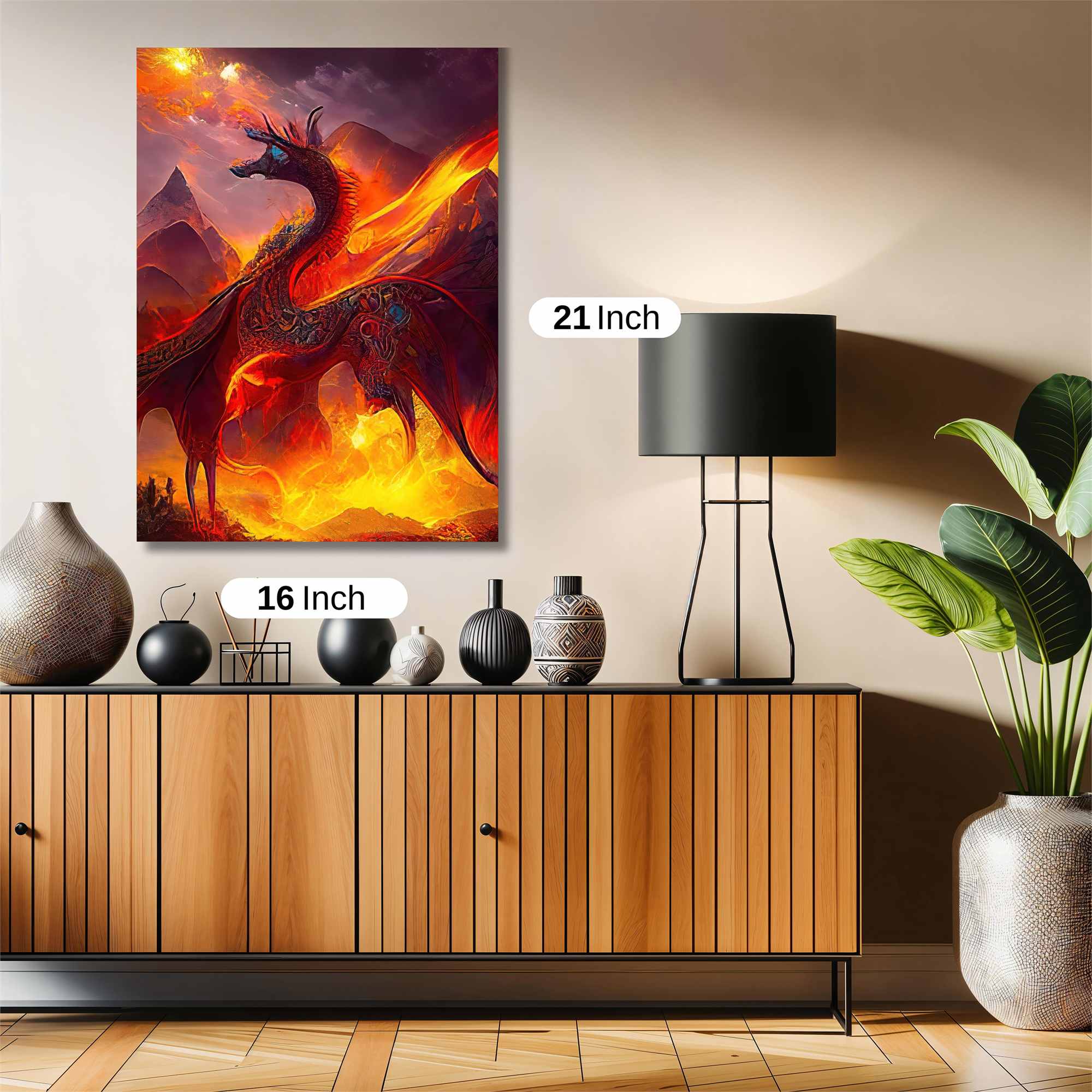 Dragon Blaze Safe Wall Magnetic / M