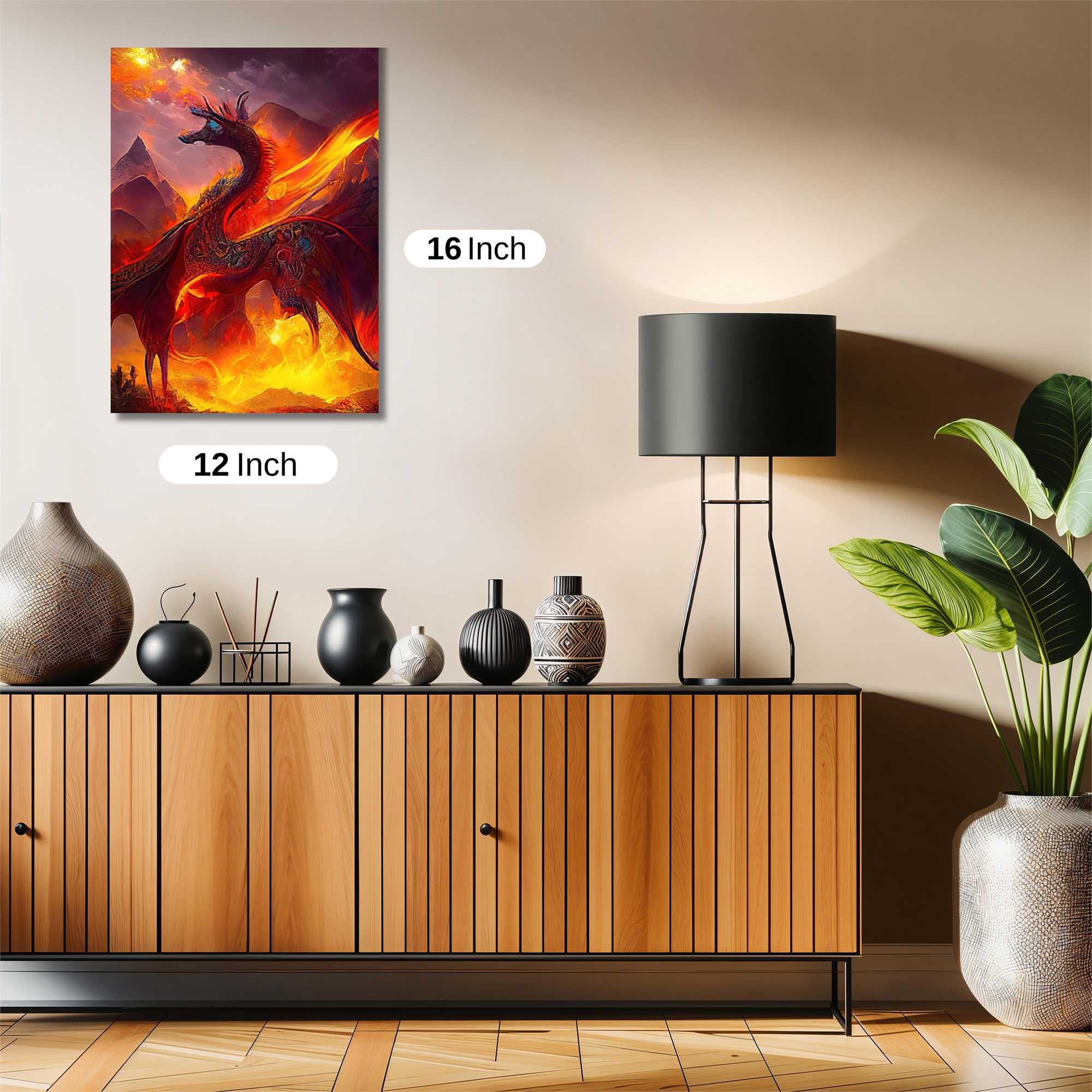 Dragon Blaze Safe Wall Magnetic / M